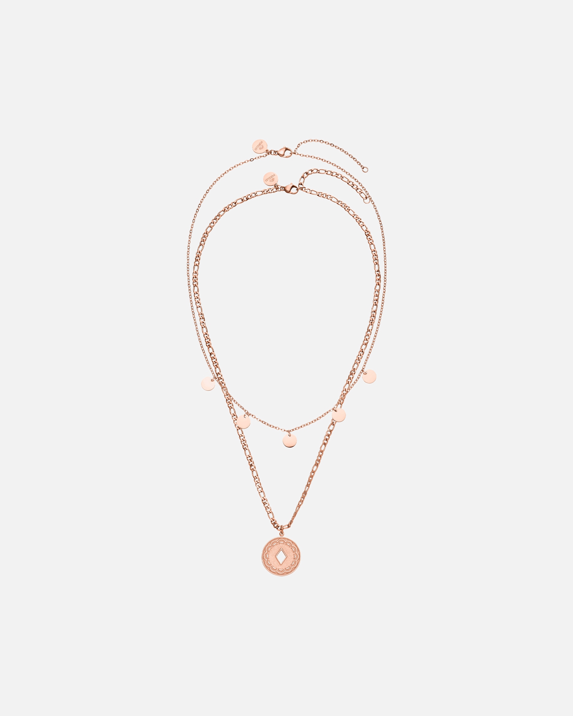 Set Gioielli di Unisex Purelei Kohala Collanas 100% acciaio inossidabile Oro rosa