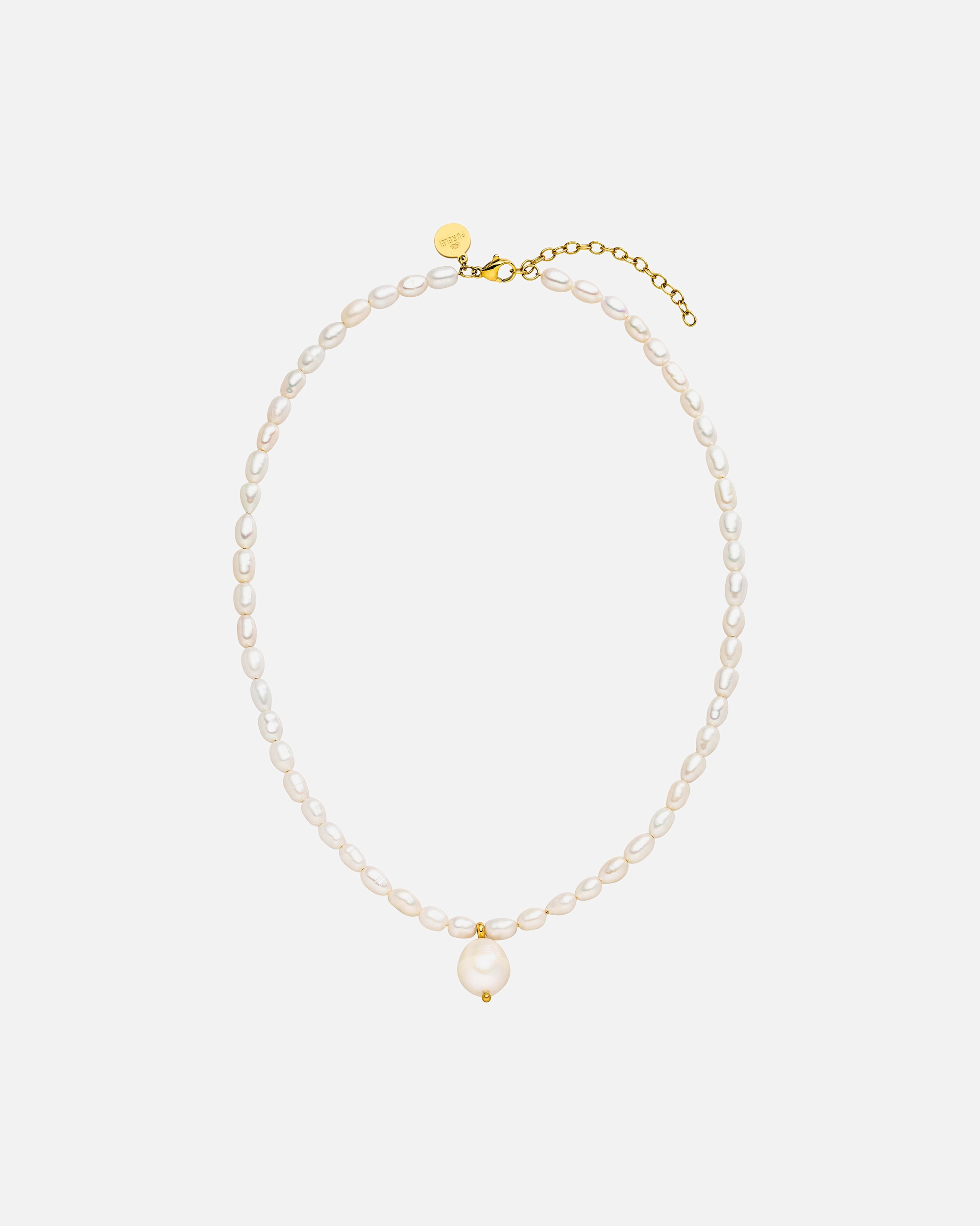 Collana di Femmina Purelei Pearlfection Collana 100% acciaio inossidabile Oro