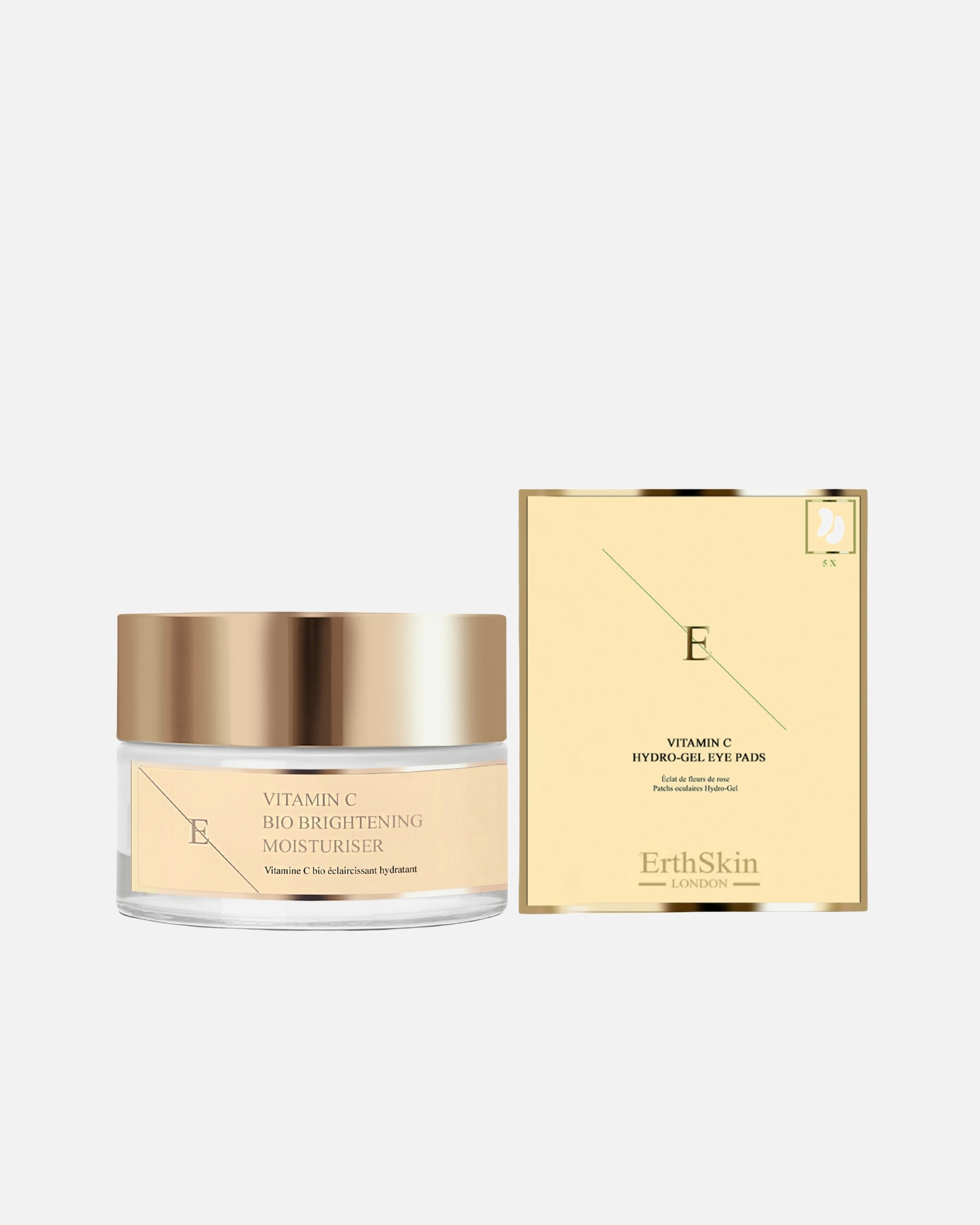 Set cura del viso di Femmina ErthSkin London Set occhi luminosi alla vitamina C 1 pezzo