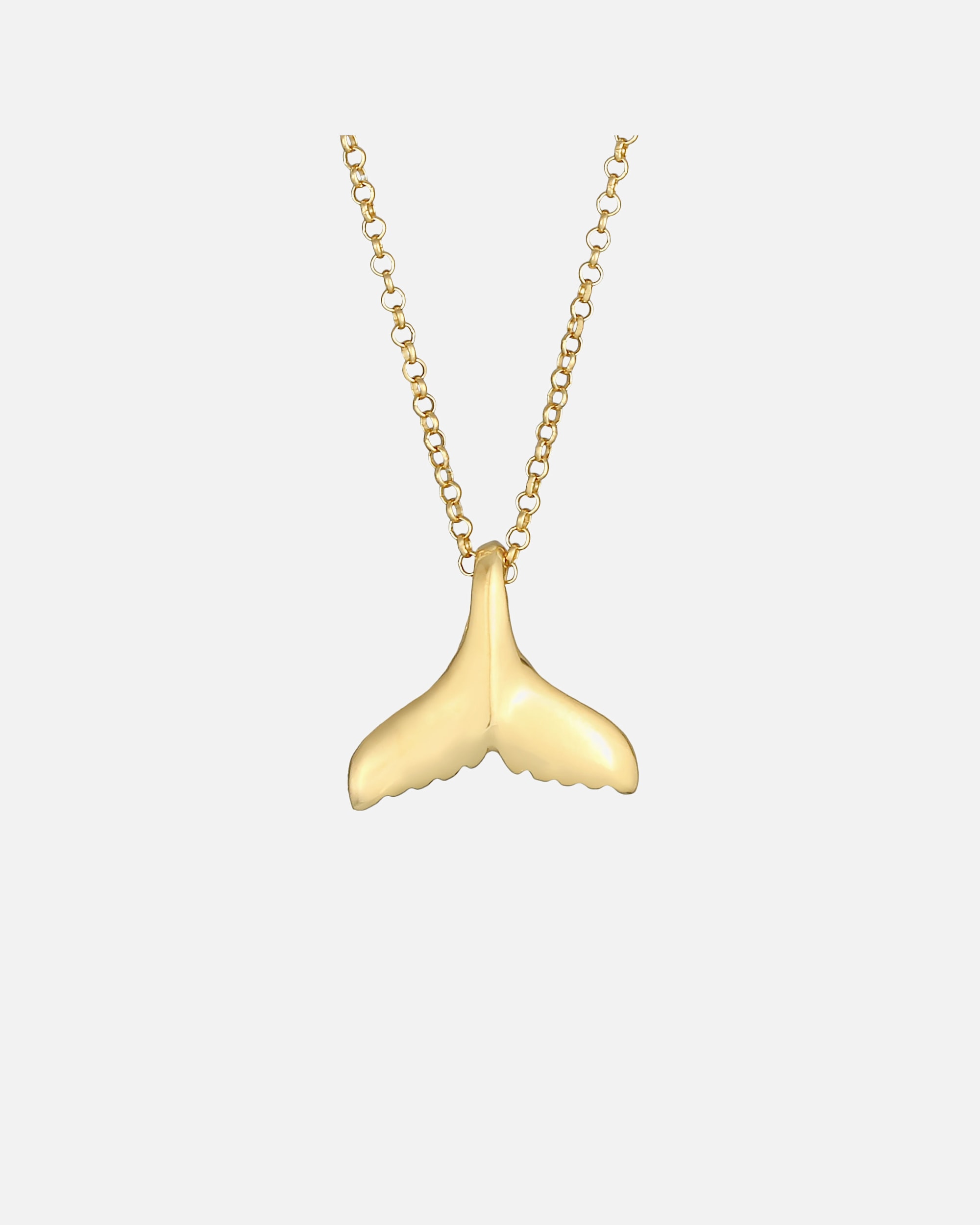 Collana di Femmina Elli Balena Fin Ciondolo Fish Sea Ocean Estate Trend in 925 Sterling Silver goldfarben