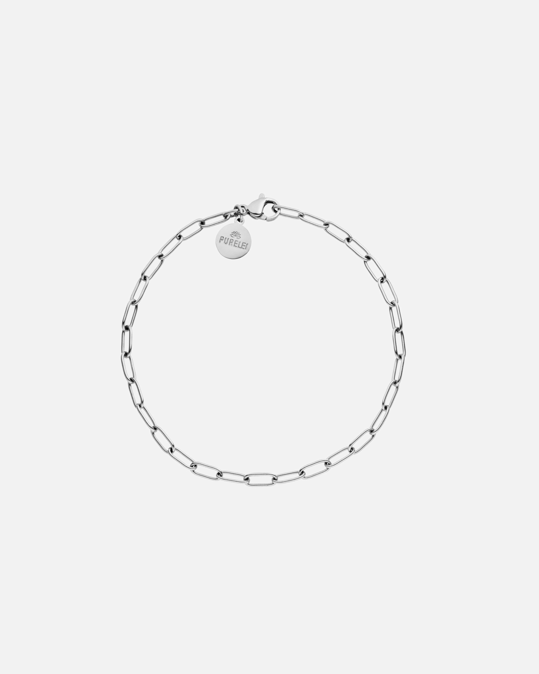 Braccialetto di Unisex Purelei Endlessly Bracciale 100% acciaio inossidabile Argento
