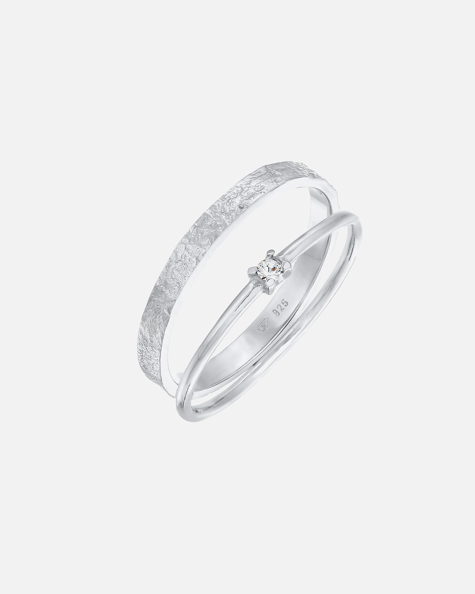 Anello di Femmina Elli Collana Y Minimalista con Sfera in Argento 925 52