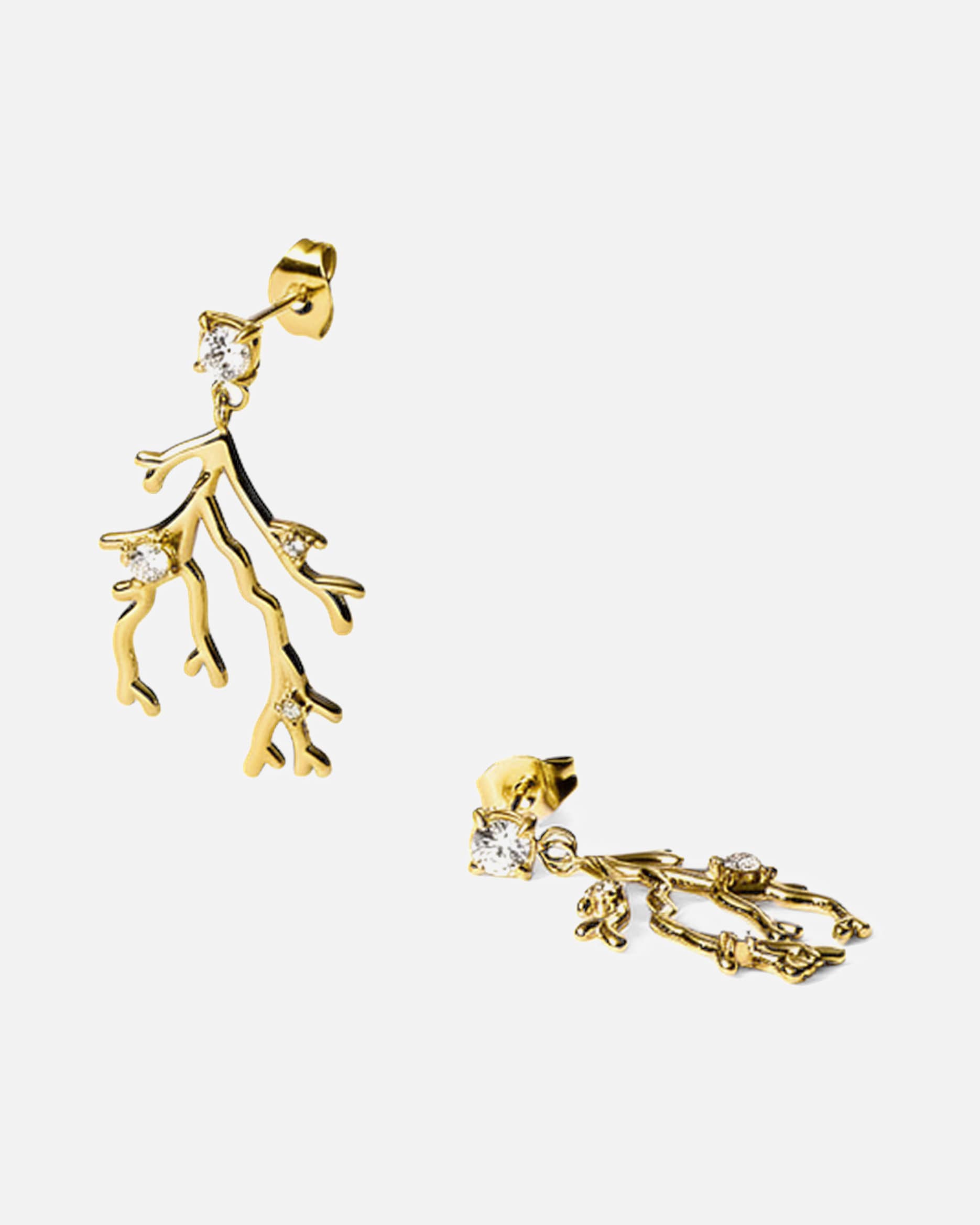 Orecchini di Unisex Purelei Coral Cove Orecchini 100% acciaio inossidabile Oro