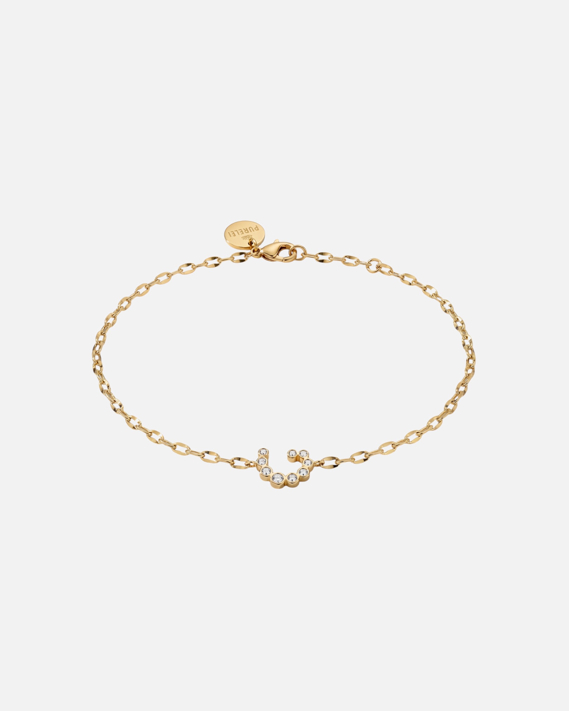 Giolello Piedi di Unisex Purelei Wave Braccialetto per il piede 100% acciaio inossidabile Oro