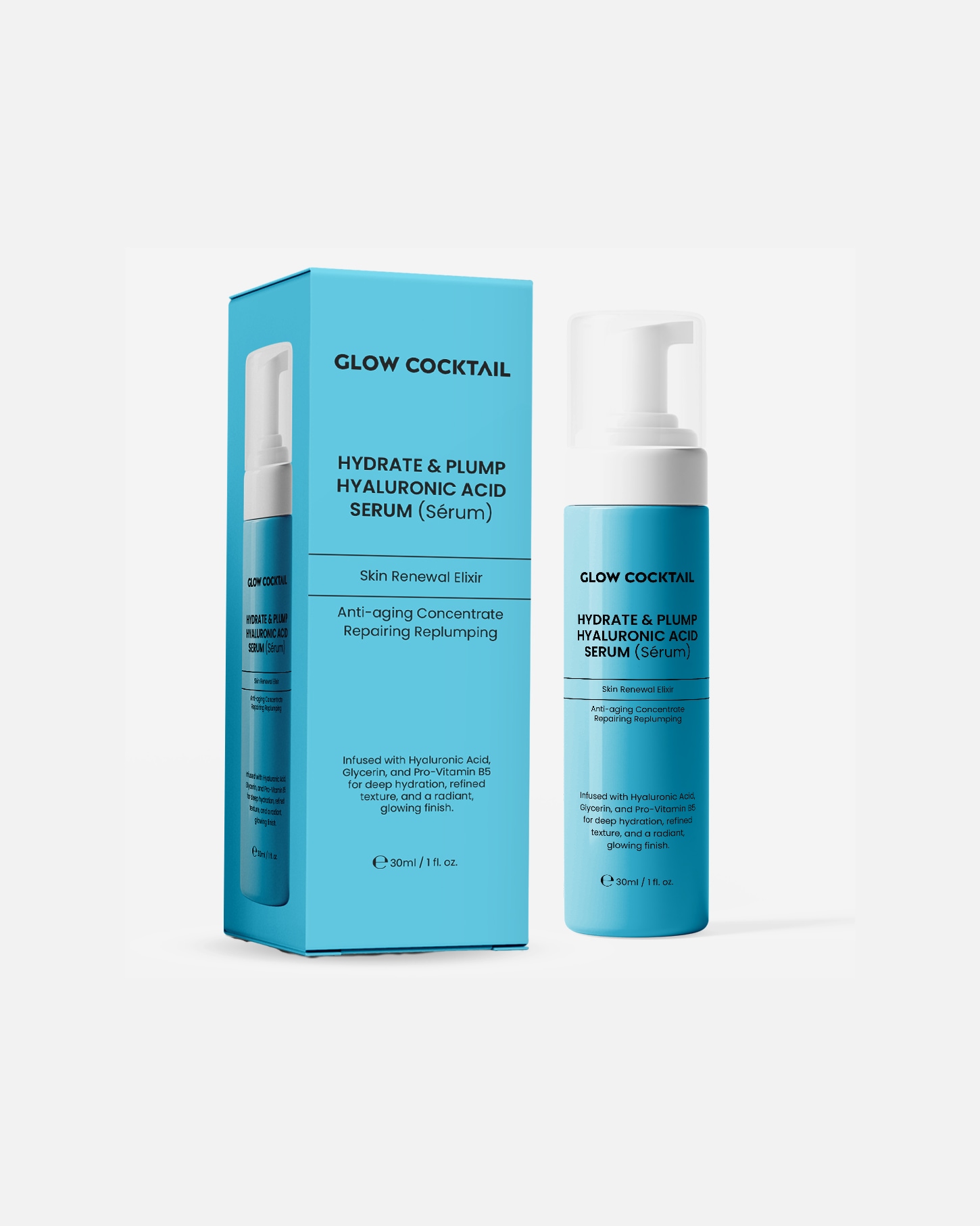 Siero Acido Ialuronico di Femmina Glow Cocktail Siero idro-rimpolpante 30 ml