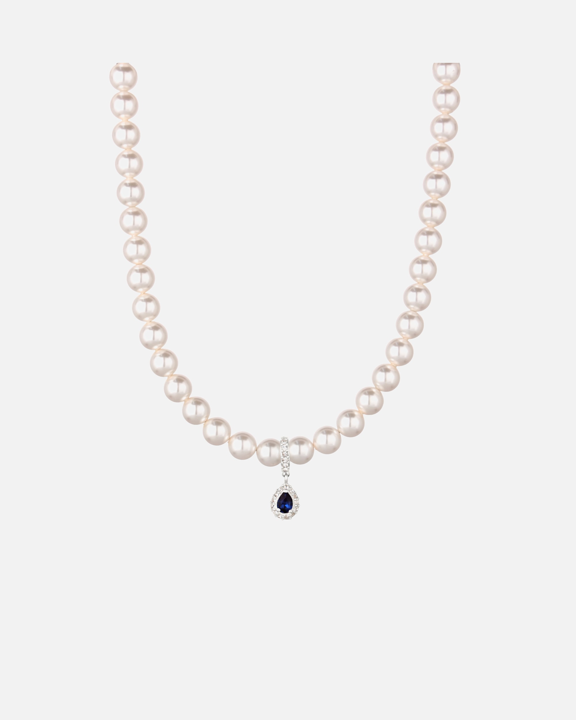 Collana di Femmina Elli Collana corta con perle Swarovski Crystals Bianco 925 Sterling Silver 41
