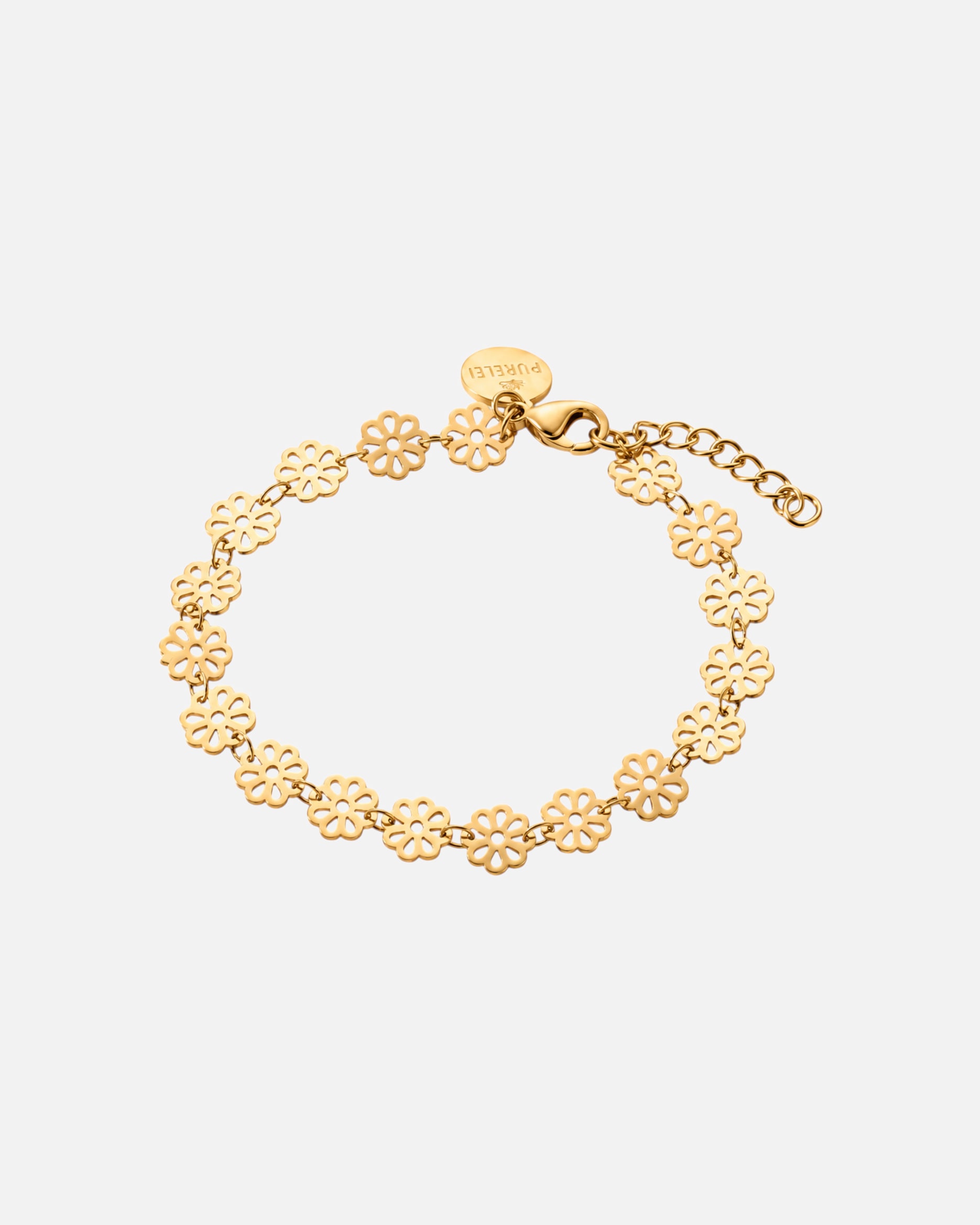 Braccialetto di Unisex Purelei Blossom Bracciale 100% acciaio inossidabile Oro