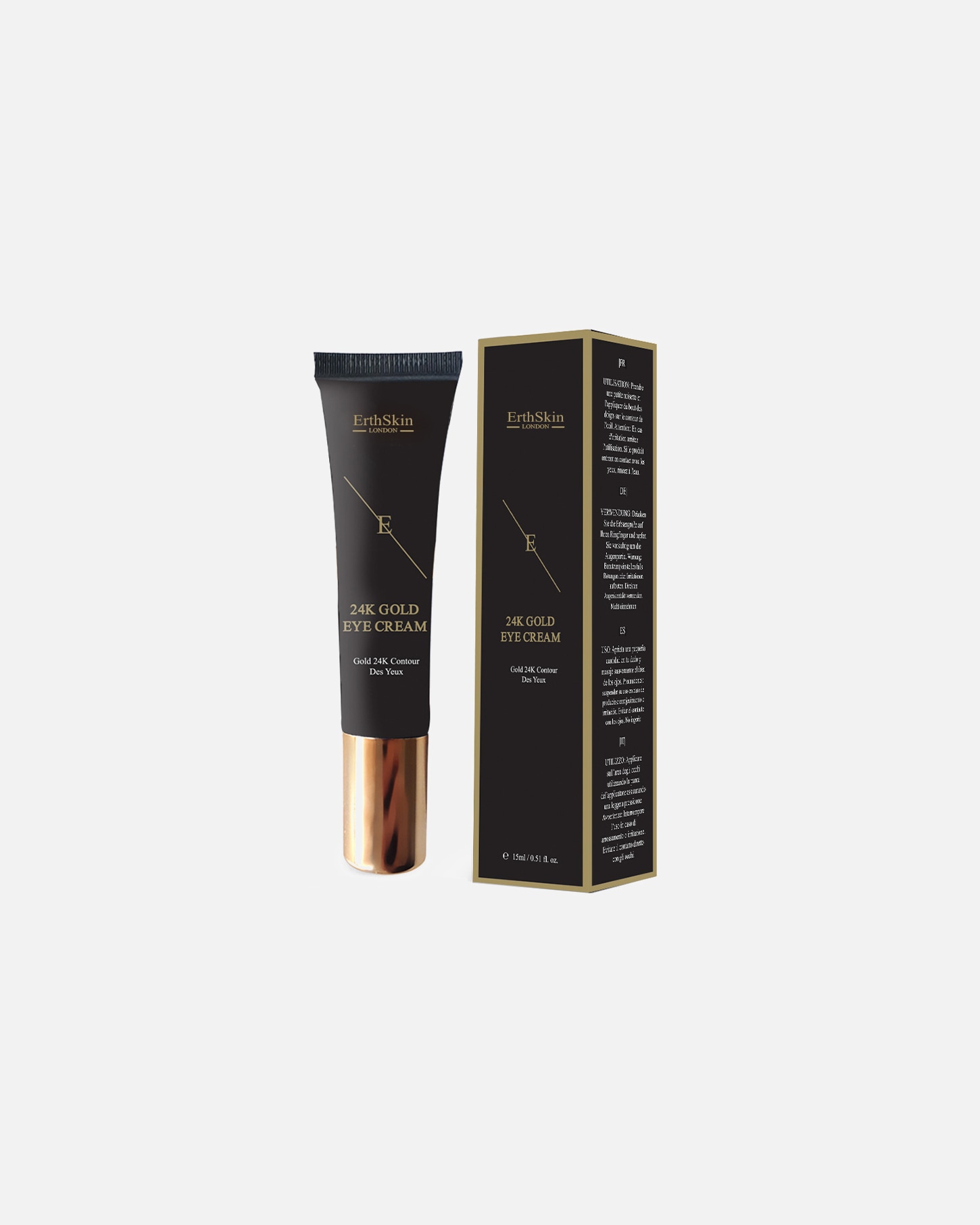 Crema occhi di Femmina ErthSkin London Crema contorno occhi oro 24 carati 15ml