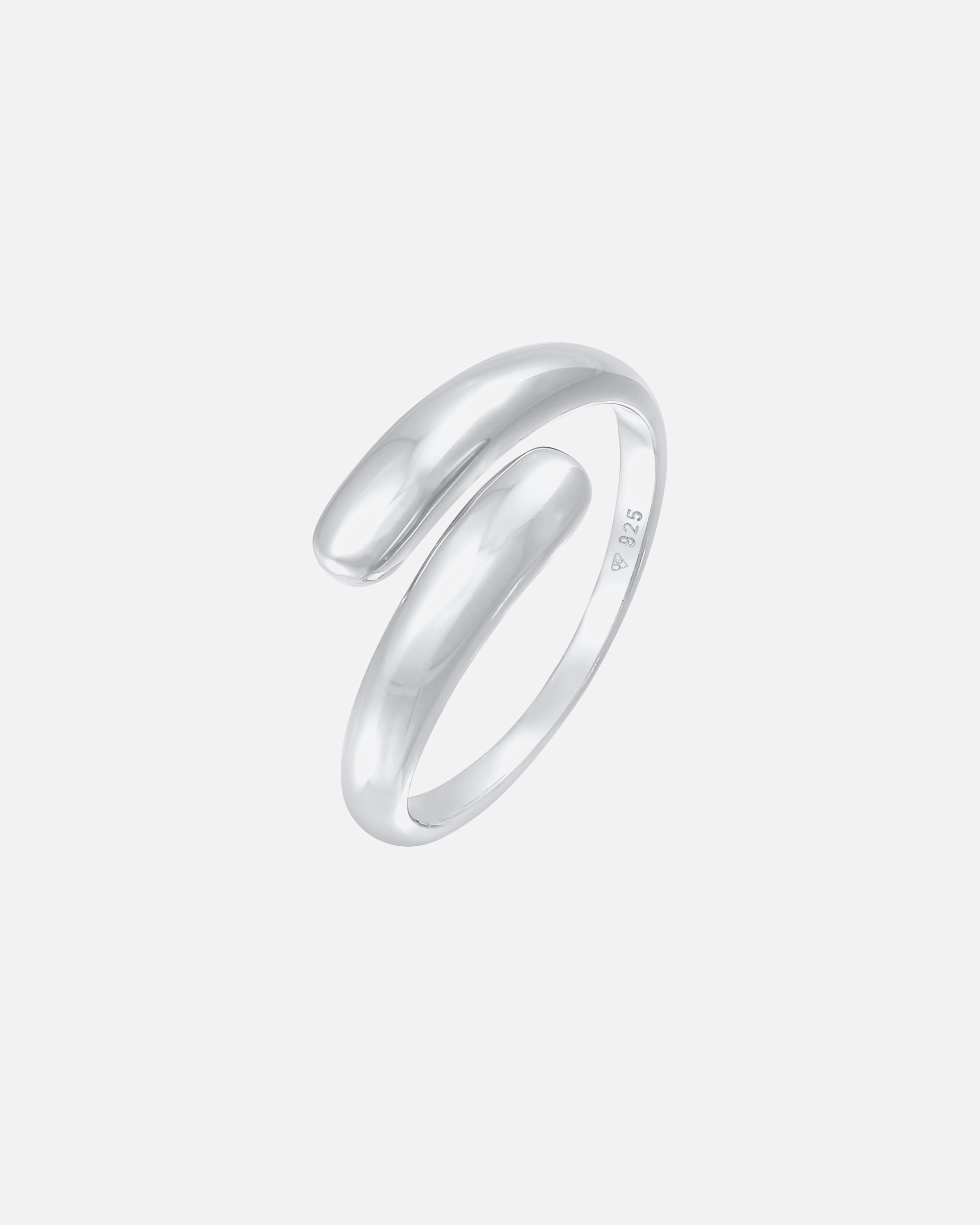 Anello di Femmina Elli Anello di avvolgimento Delicato Basic Trend Blogger in argento sterling 925 58