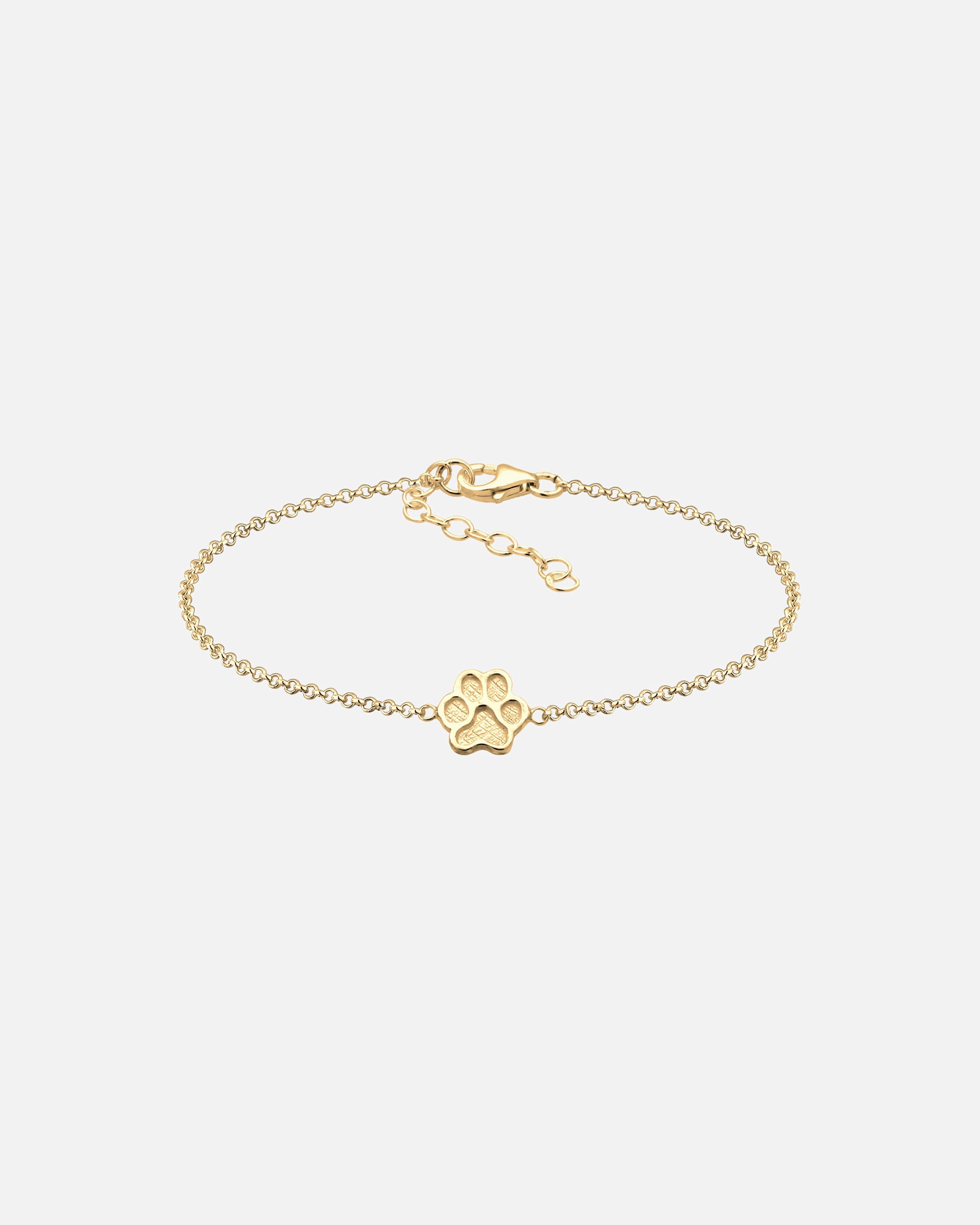 Braccialetto di Femmina Elli Zampe Ciondolo di Base in Argento Sterling 925 goldfarben