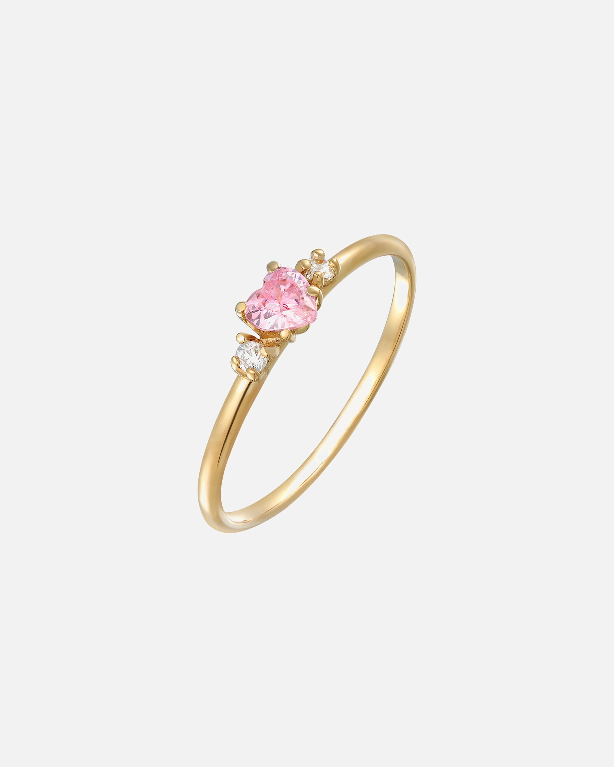 Anello di Femmina Elli Anello di fidanzamento Cuore con cristalli di zirconia in Argento Sterling 925 56
