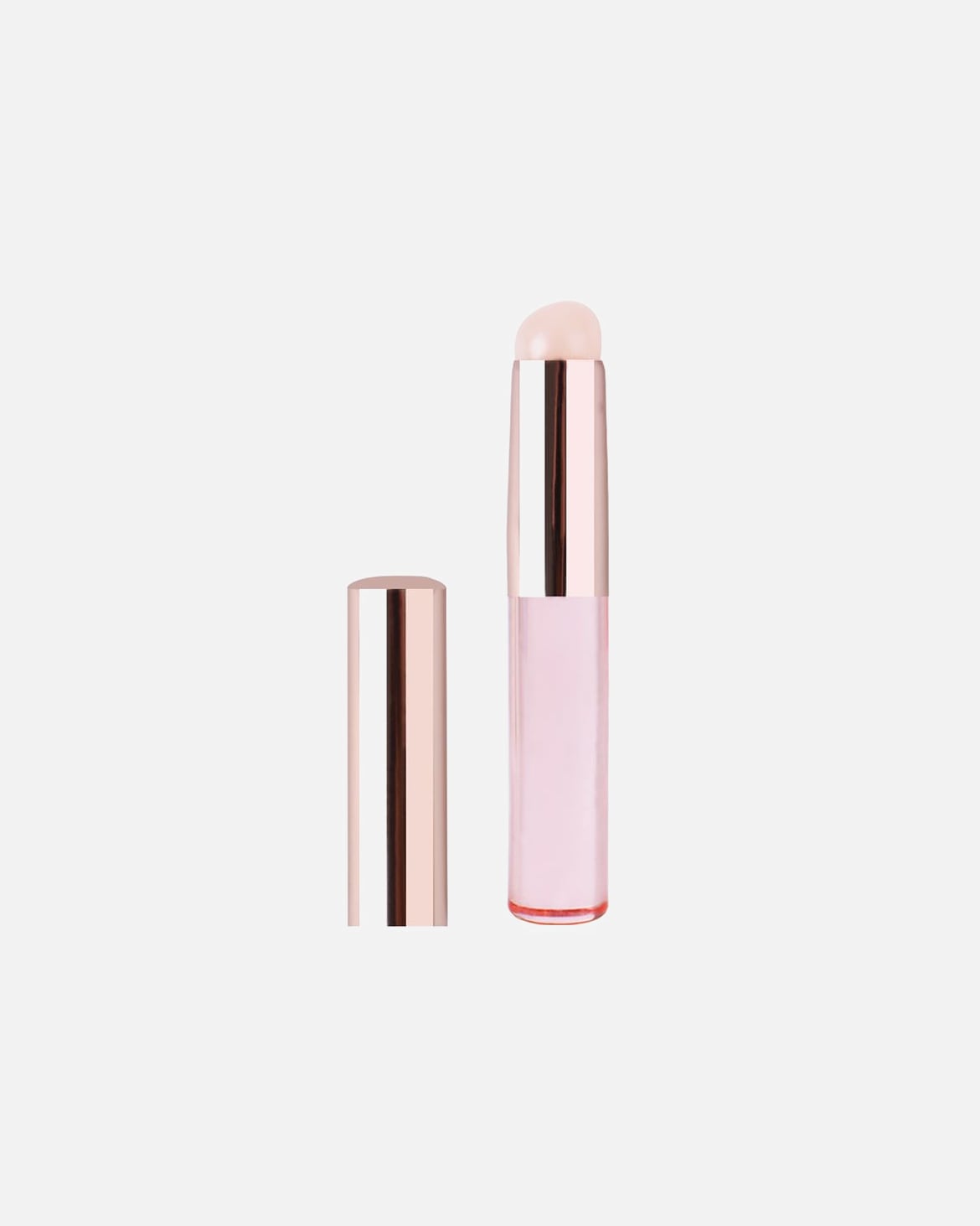Pennello labbra di Unisex Pennello in silicone per labbra e correttore Rosa