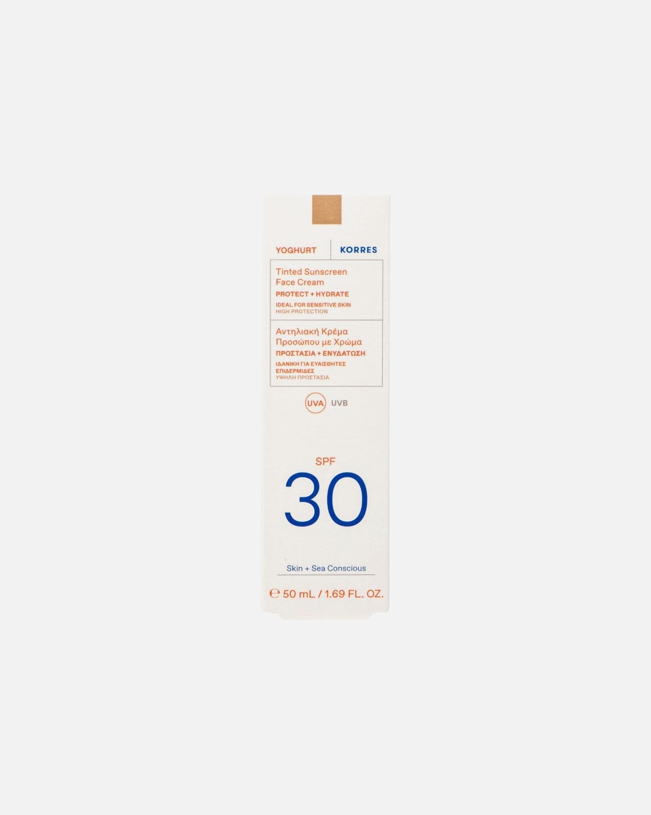 Crema solare di Femmina KORRES Crema solare colorata allo yogurt per il viso SPF30 50 ml
