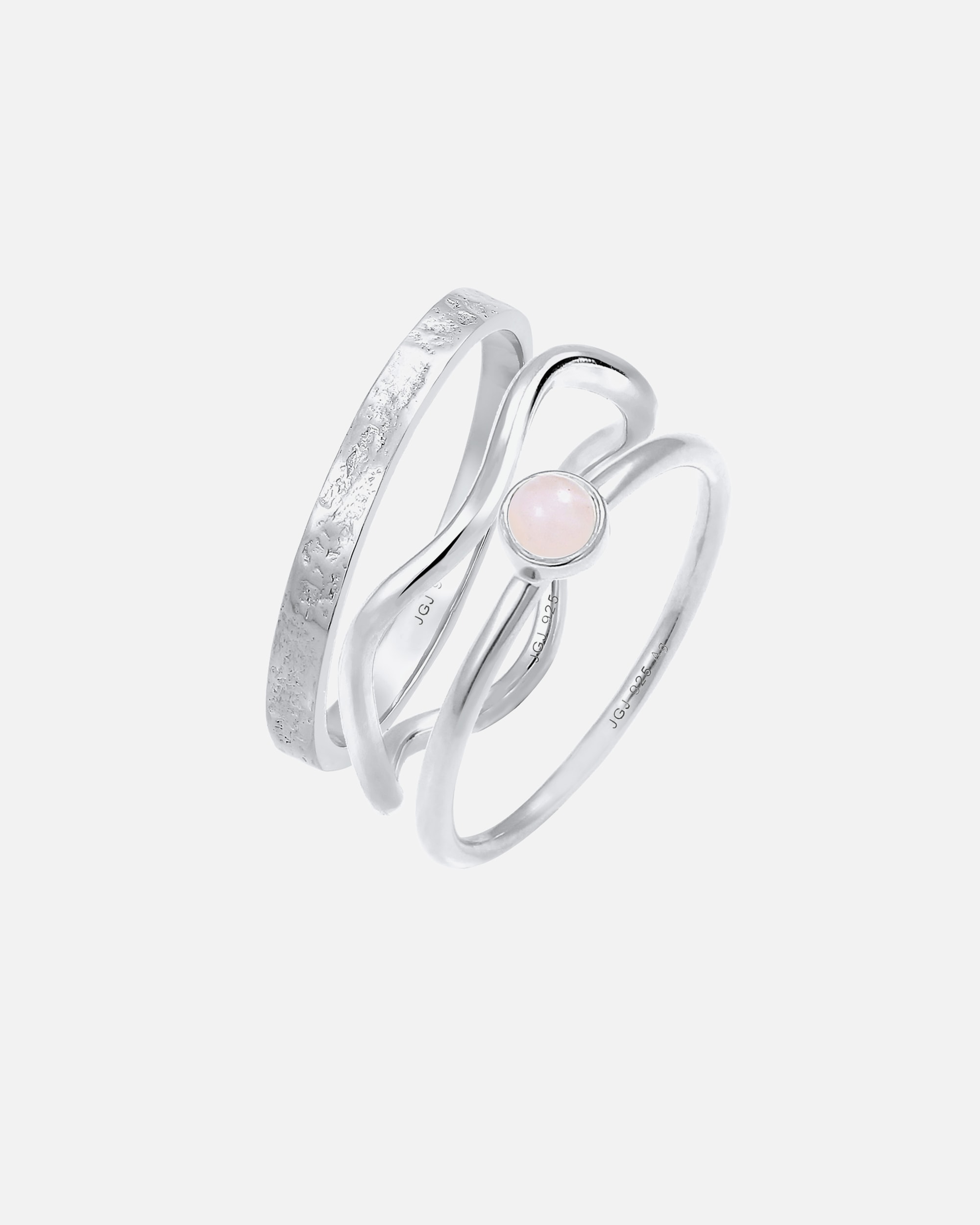 Anello di Femmina Elli PREMIUM Anello con Sigillo Occhio Azzurro con Opale Sintetico in Argento 925 52