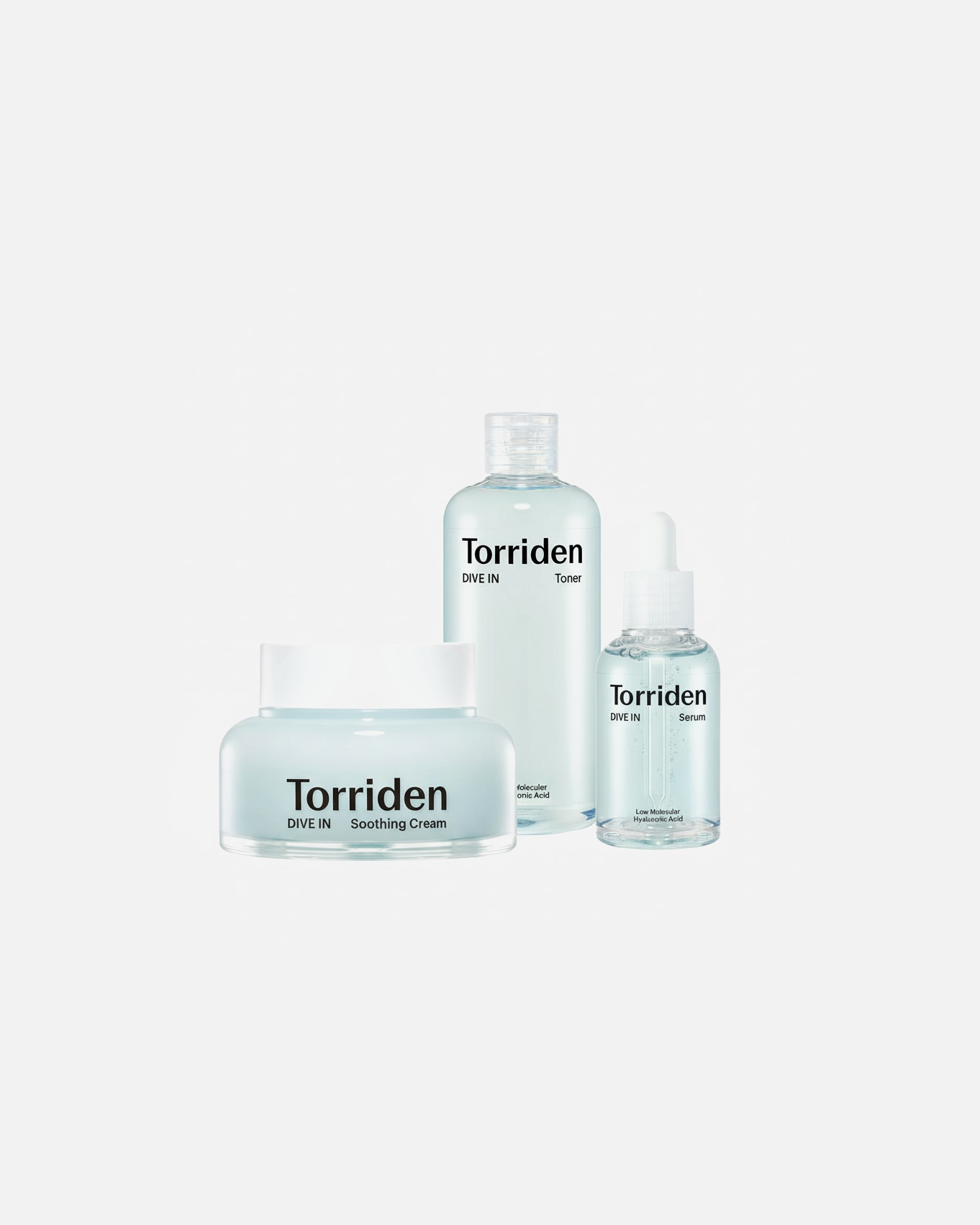 Set cura del viso di Unisex Torriden Triple Hyaluronic Set 1 Pezzo