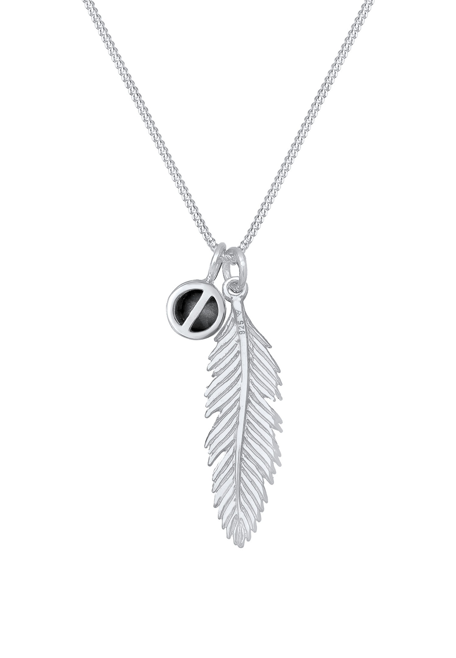 Elli Ciondolo Piume Festival Boho in Argento Sterling 925 Collana Elli Ciondolo Piume Festival Boho in Argento Sterling 925 Collana