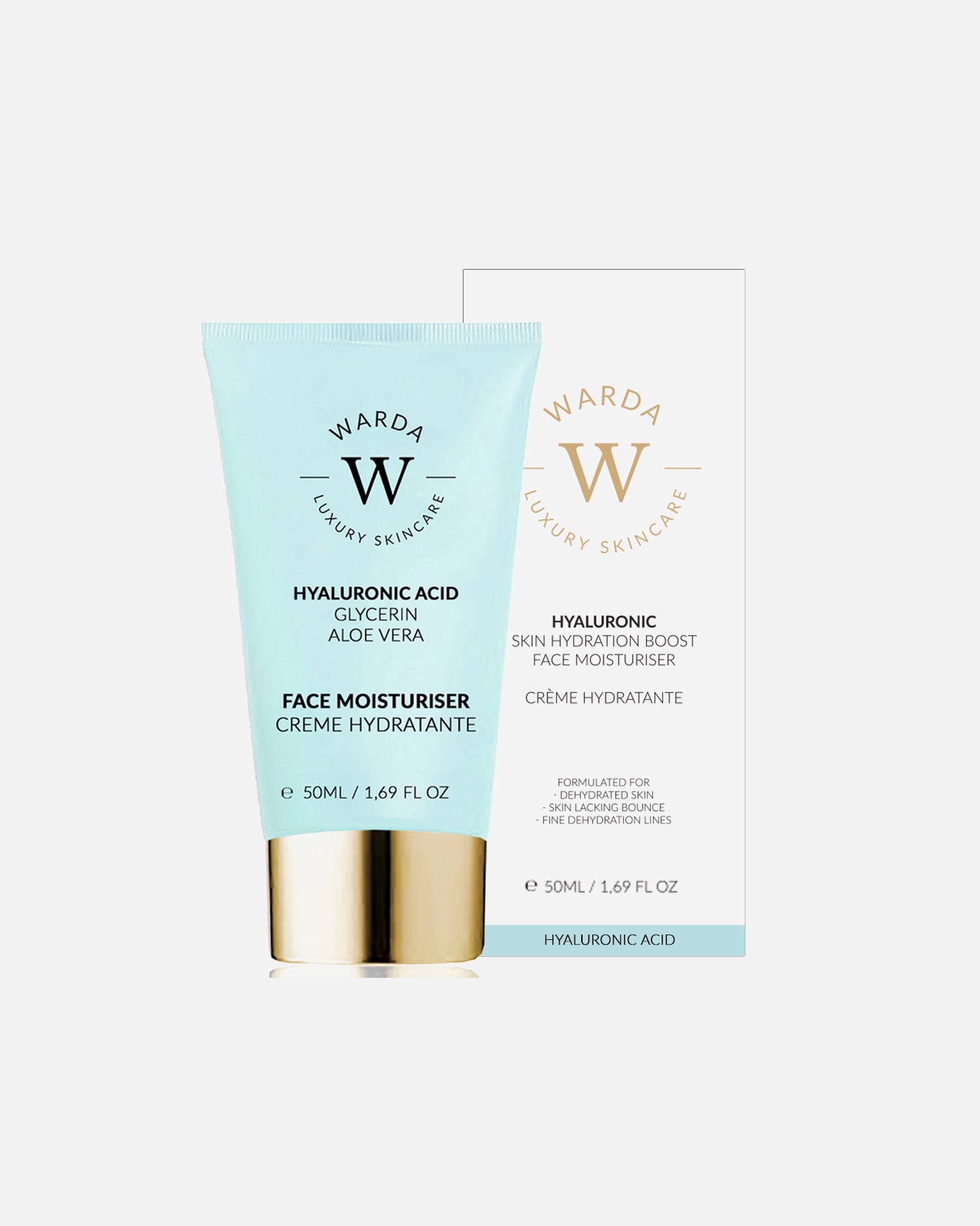 Trattamento viso di Femmina WARDA LUXURY SKINCARE Crema all'acido ialuronico 50ml