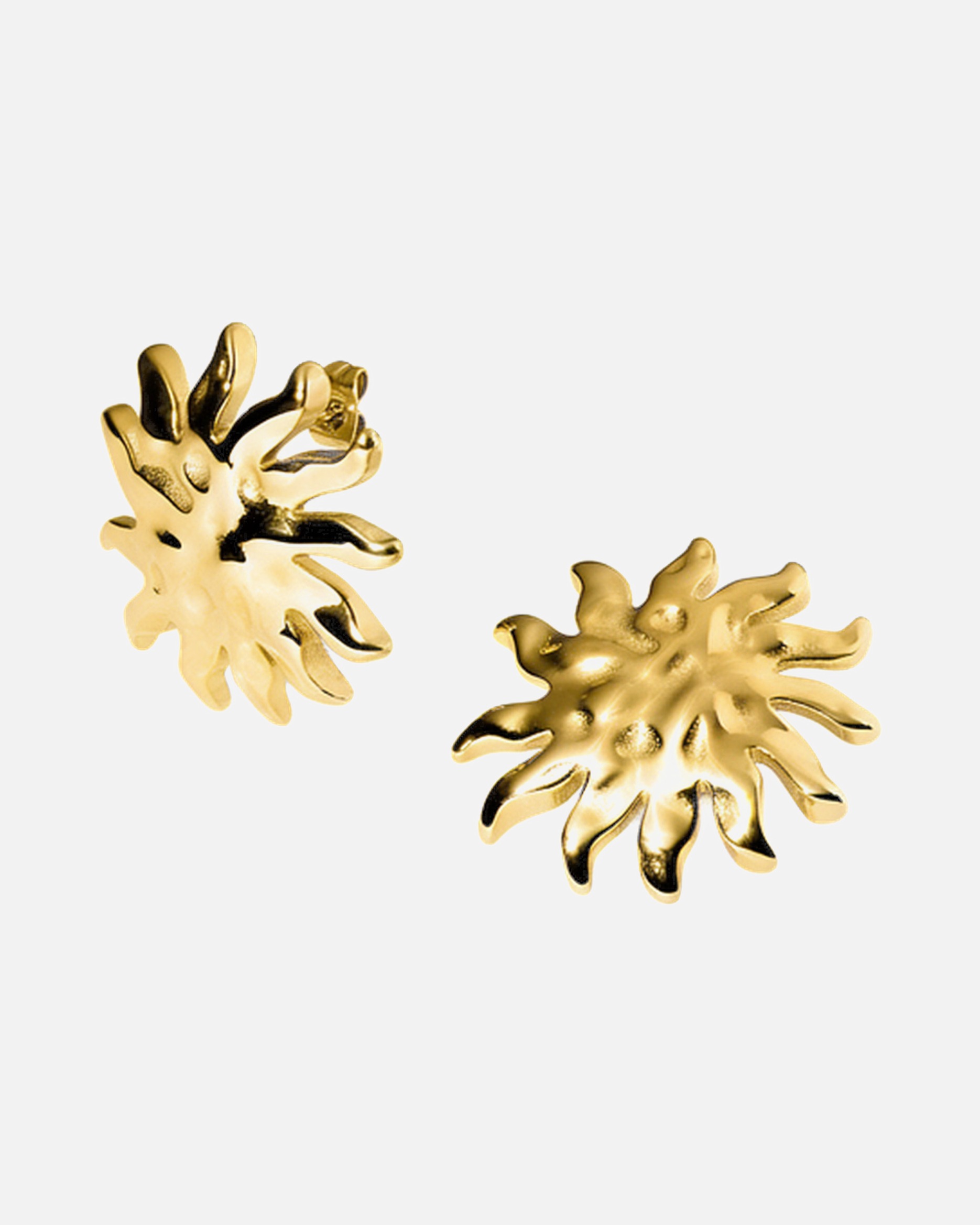 Orecchini di Unisex Purelei Iconic Sun Orecchini 100% acciaio inossidabile Oro