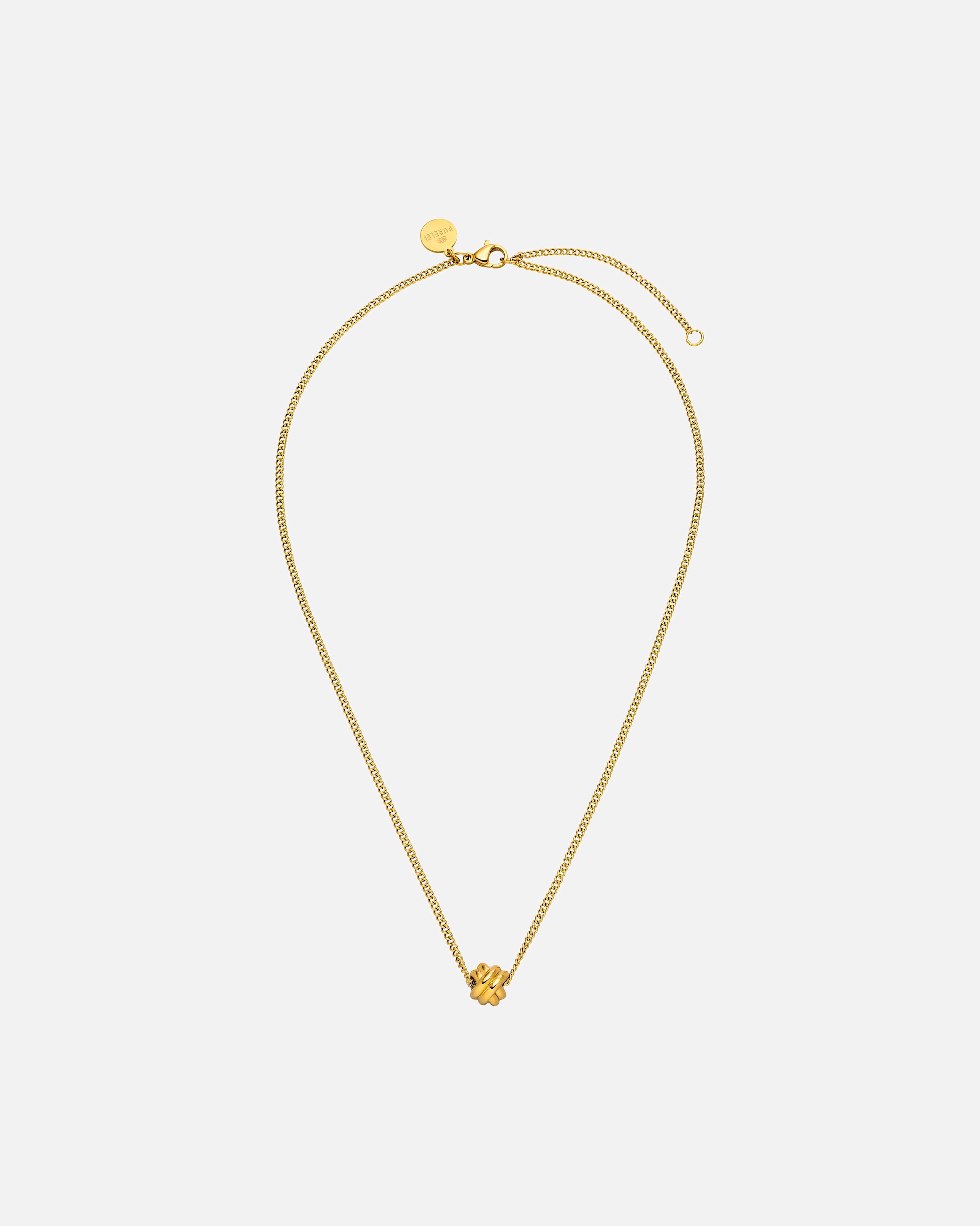 Collana di Femmina Purelei Knot Collana 100% acciaio inossidabile Oro