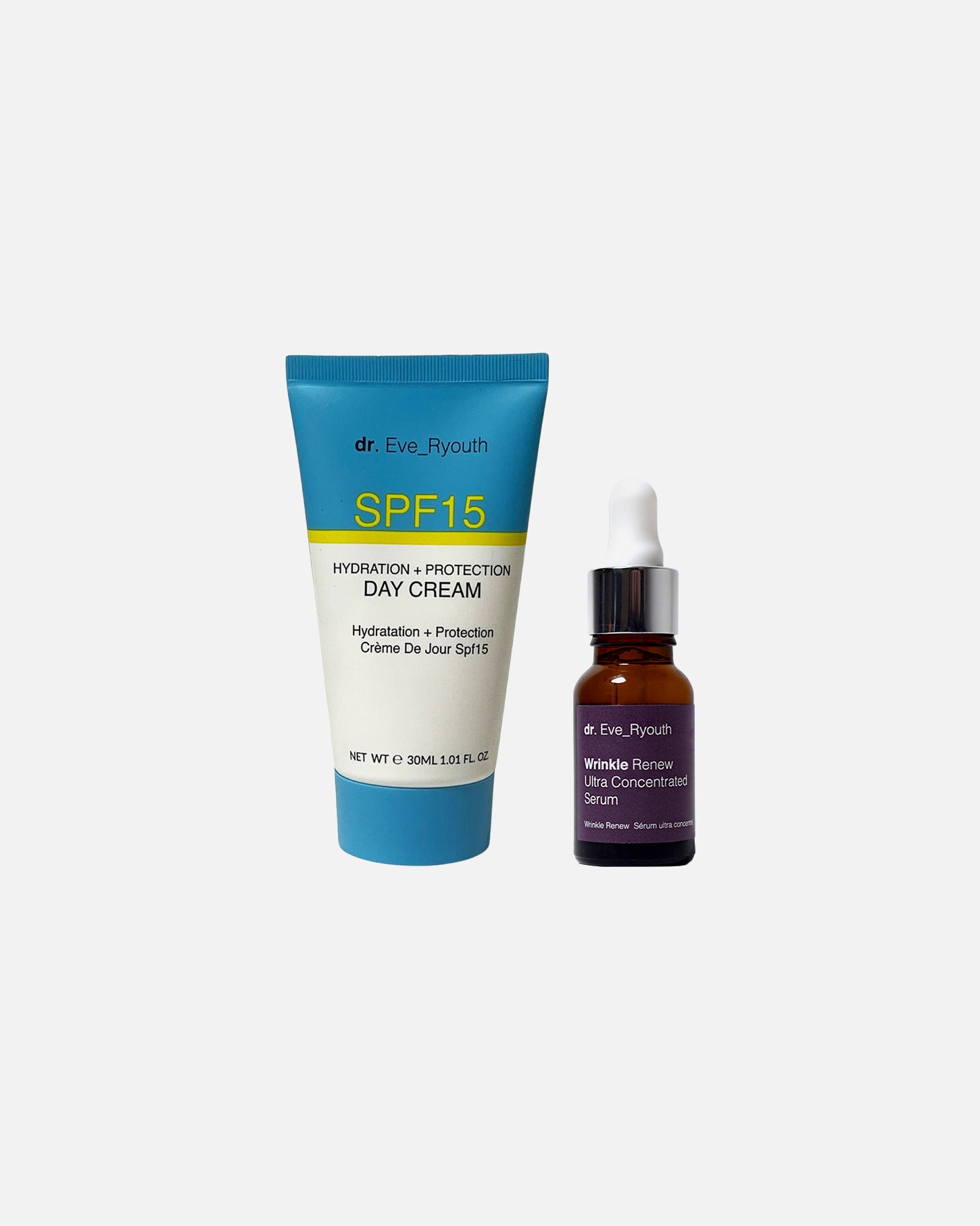 Set cura del viso di Femmina Duo di siero idratante 1 pezzo