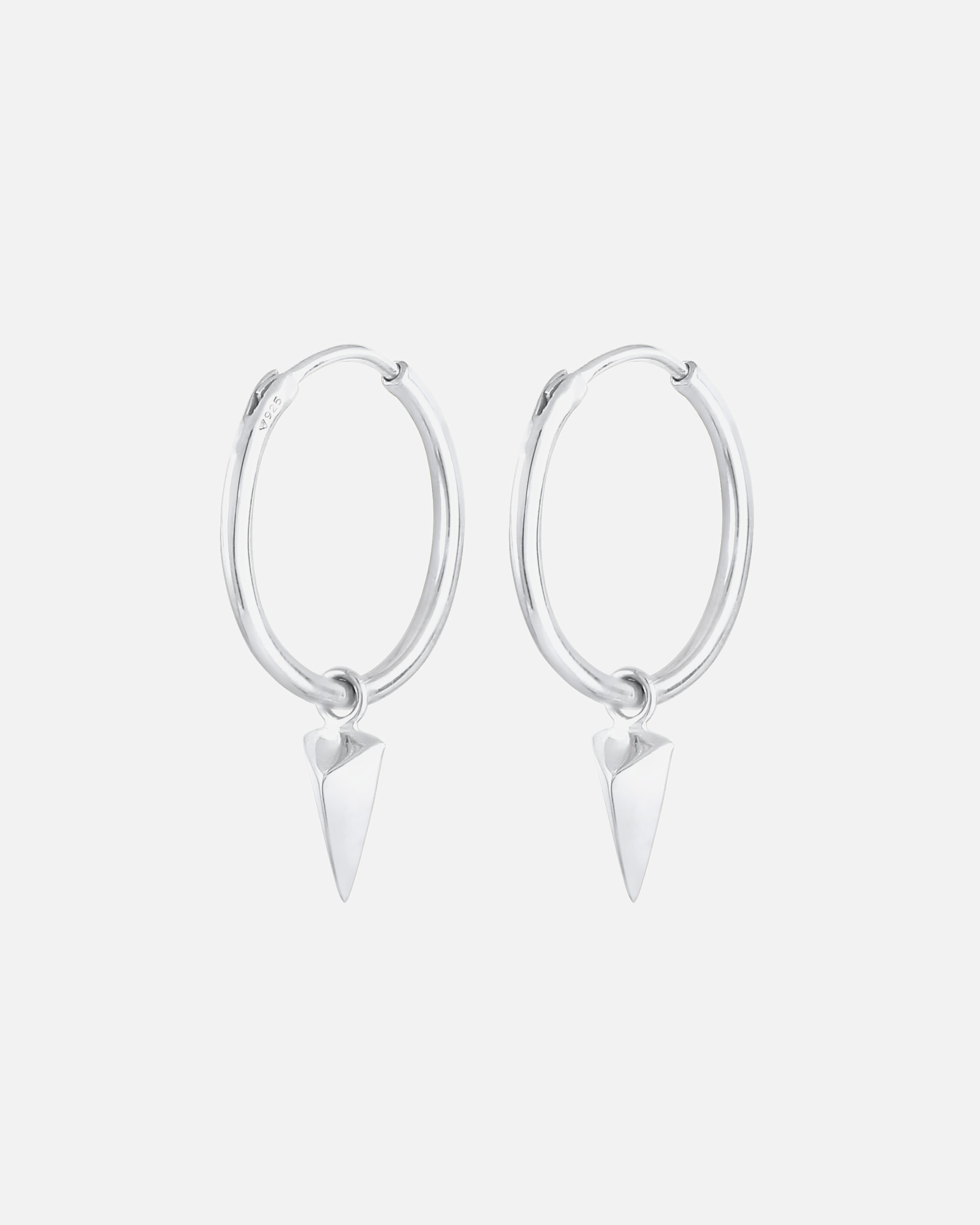 Orecchini di Femmina Elli Triangolo Creolo Trend Blogger in argento sterling 925 silberfarben
