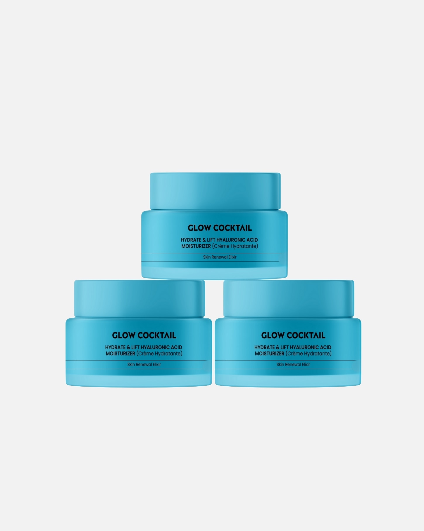 Trattamento viso di Femmina Glow Cocktail Trio di creme all'acido ialuronico 1 pezzo