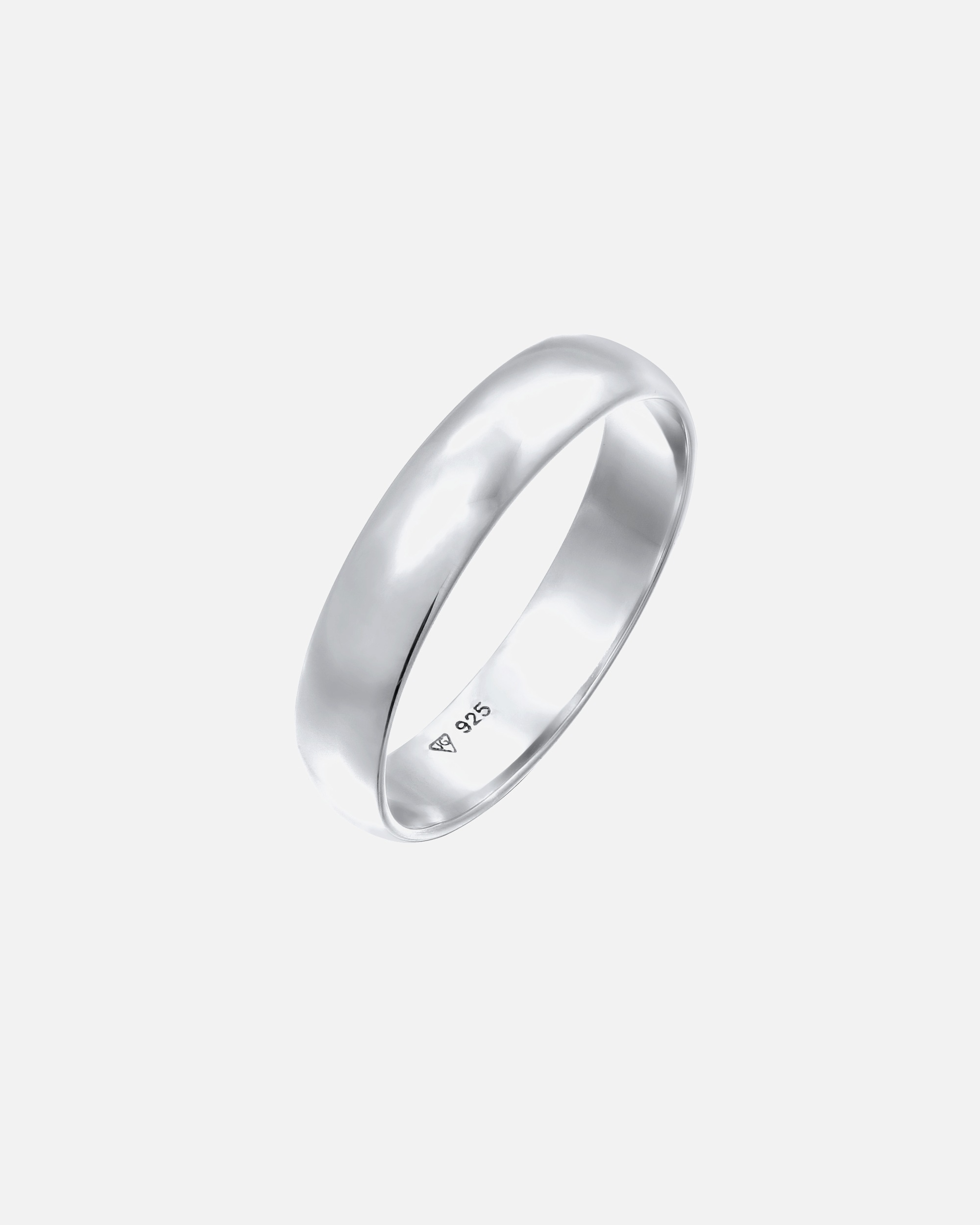 Anello di Femmina Elli Banda Semplice Classico in Argento Sterling 925 66