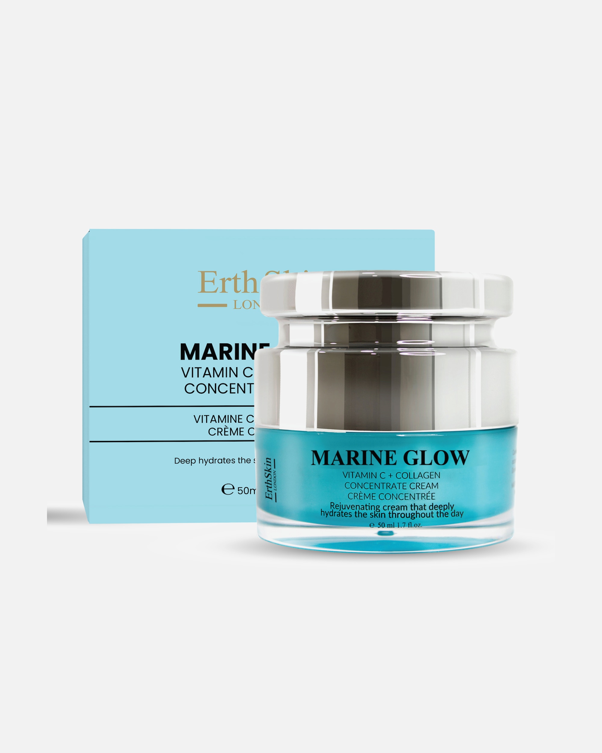 Trattamento viso di Femmina ErthSkin London Crema idratante alla vitamina C Marine Glow 50ml