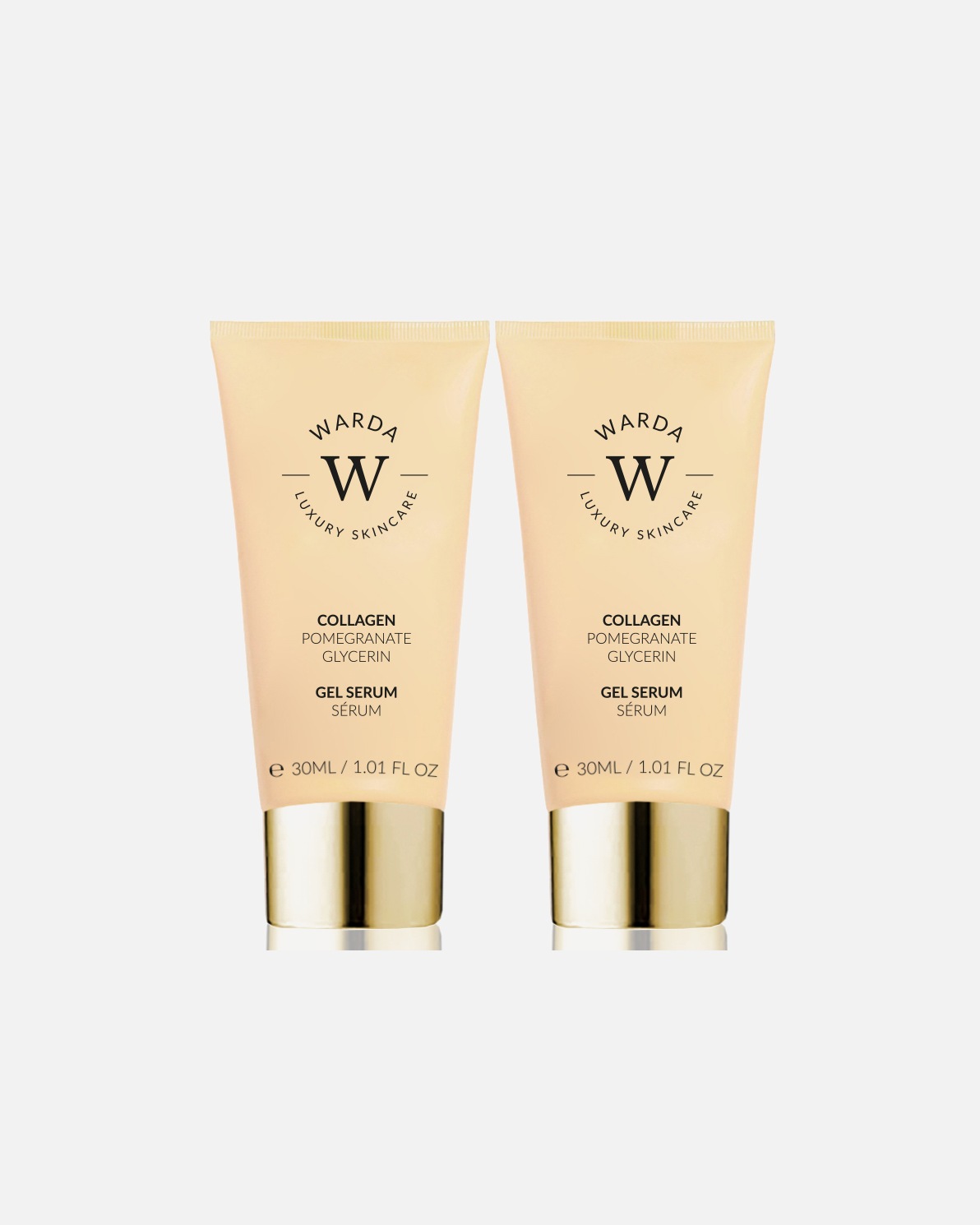 Siero Collagene di Femmina WARDA LUXURY SKINCARE Confezione doppia di siero all'acido ialuronico 1 pezzo
