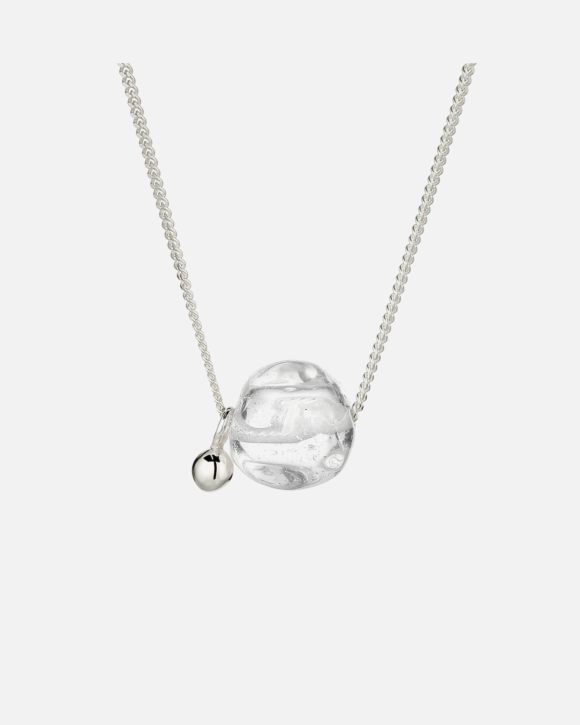 Collana di Femmina Elli Collana con perline Cristallo di rocca Trasparente 925 Sterling Silver 45
