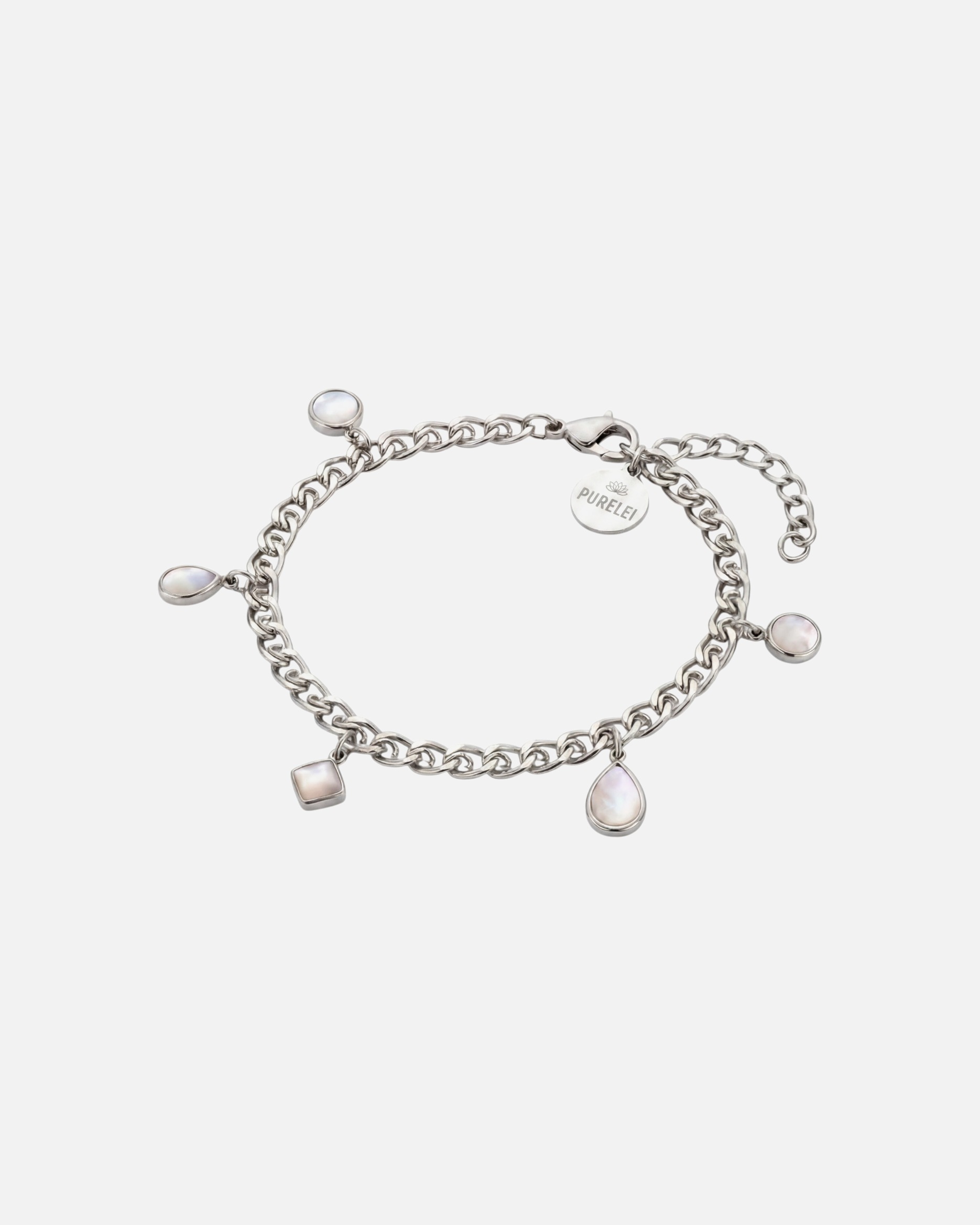 Braccialetto di Unisex Purelei Soft Shine Bracciale 100% acciaio inossidabile Argento