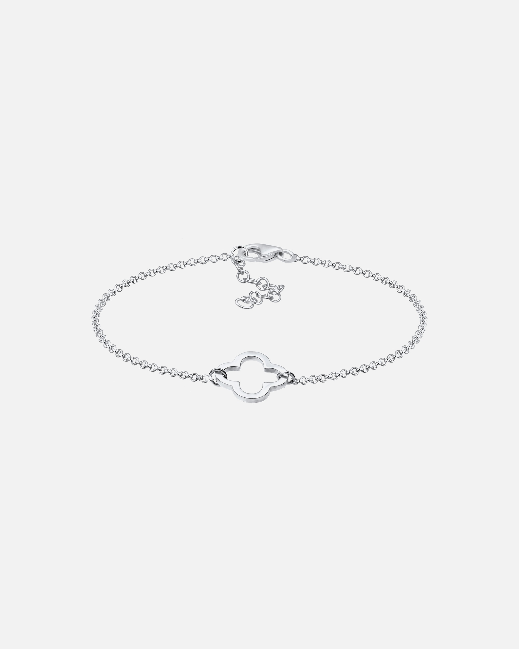 Braccialetto di Femmina Elli Simbolo di taglio a quadrifoglio in Argento Sterling 925 19