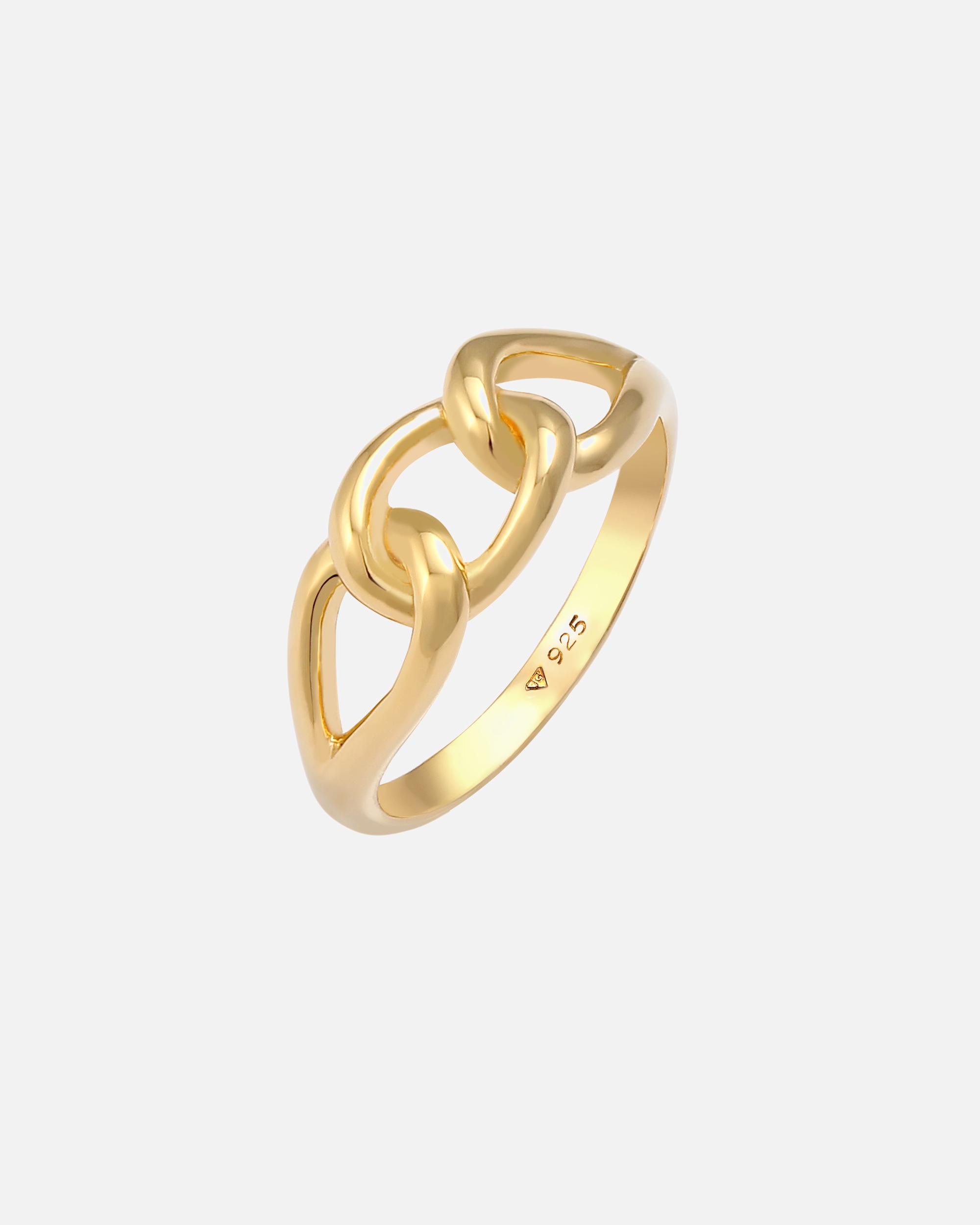 Anello di Femmina Elli Simbolo del nodo look catena in Argento Sterling 925 52