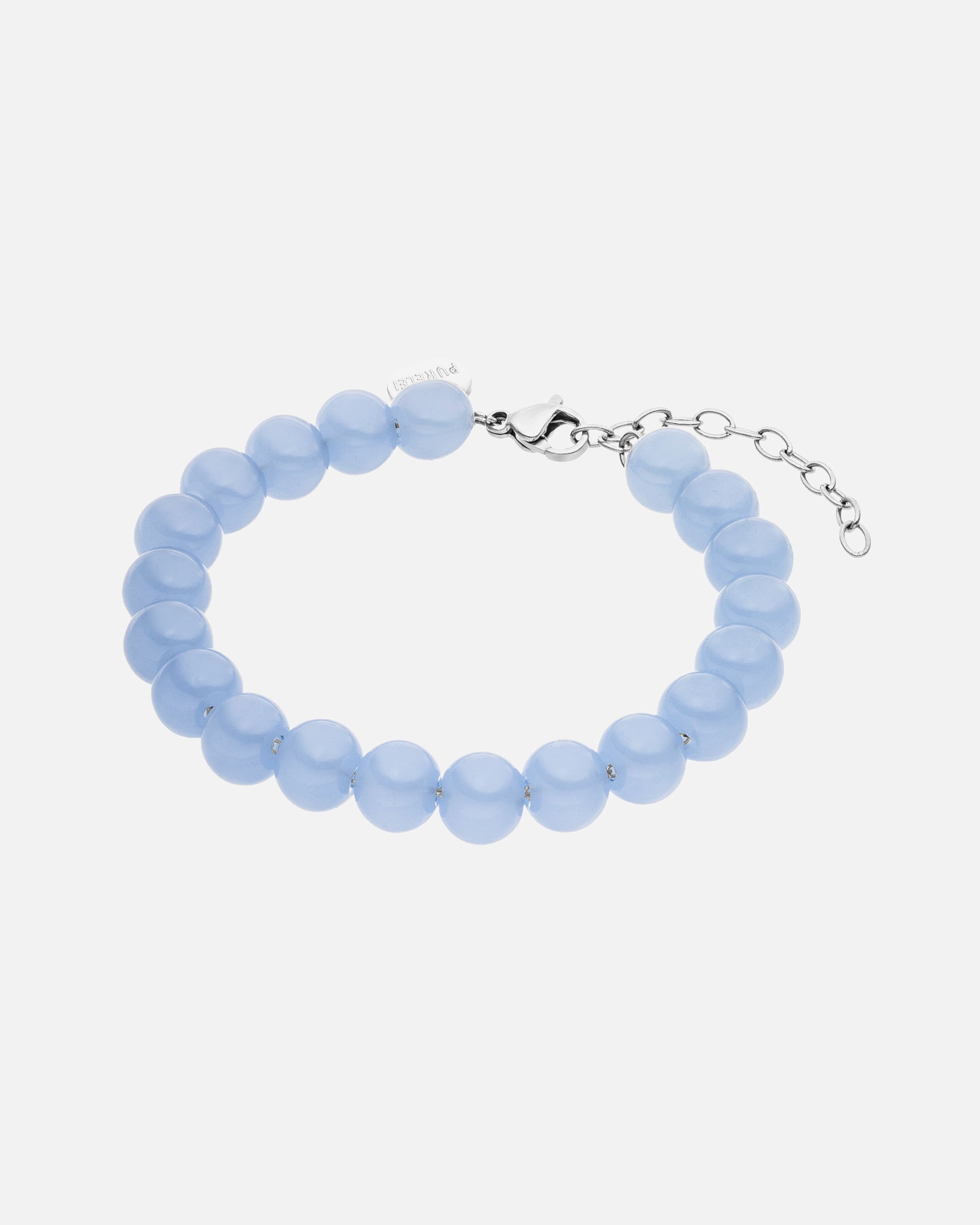 Braccialetto di Unisex Purelei Blue Lagoon Bracciale 100% acciaio inossidabile Argento