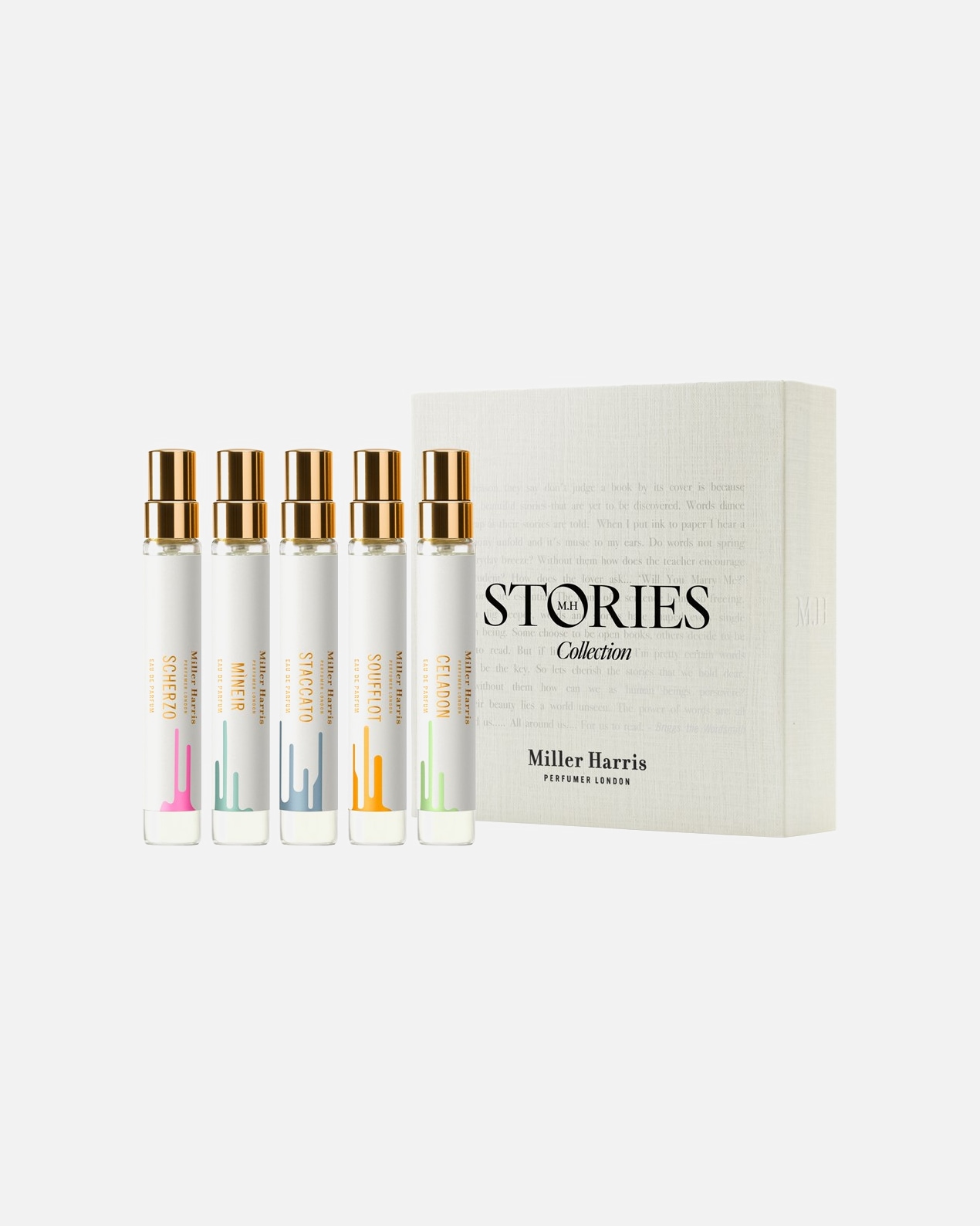 Set di fragranze di Unisex Miller Harris Stories Collection 1 pezzo