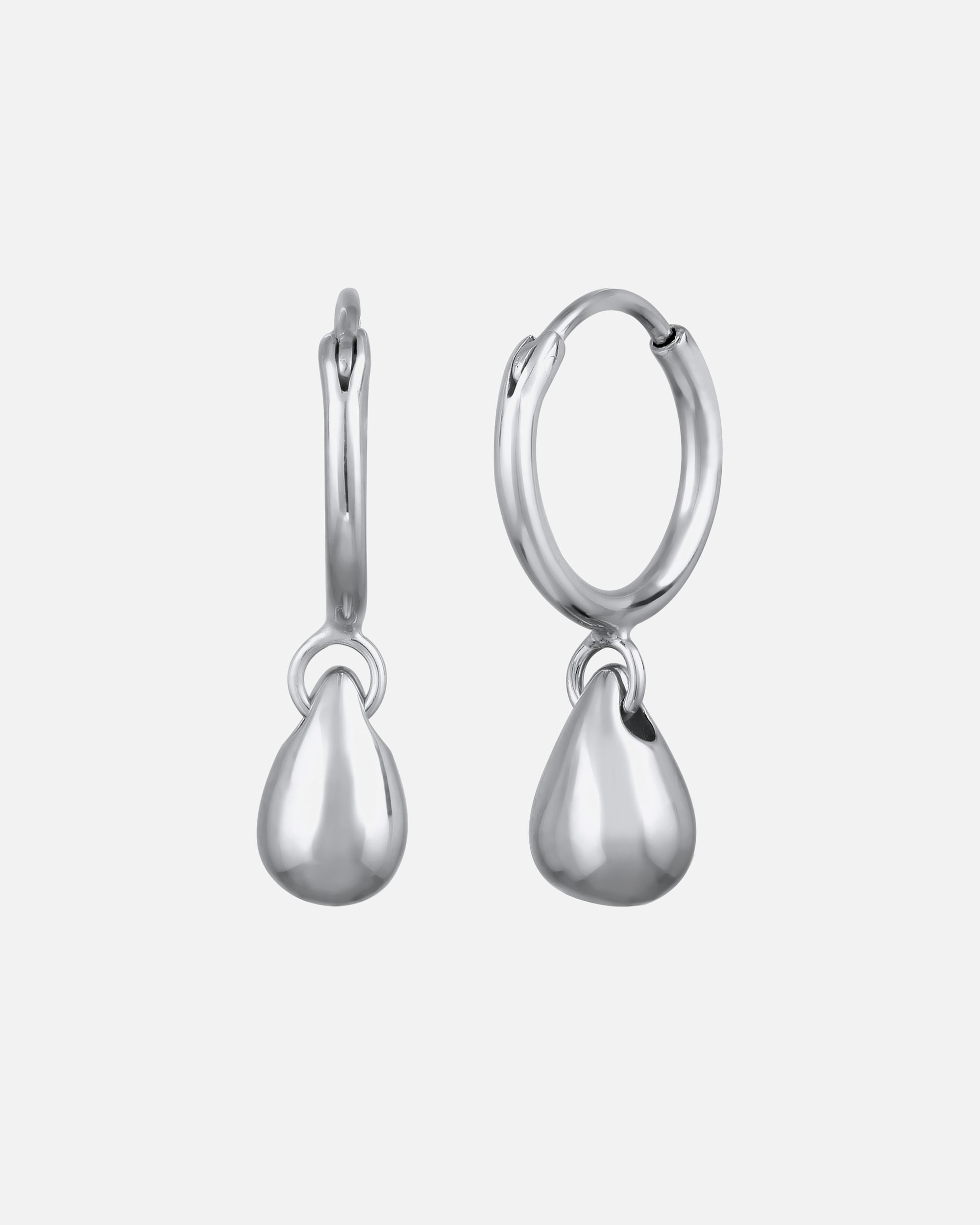 Orecchini di Femmina Elli Creole senza pietra Goccia 925 Sterling Silver silberfarben