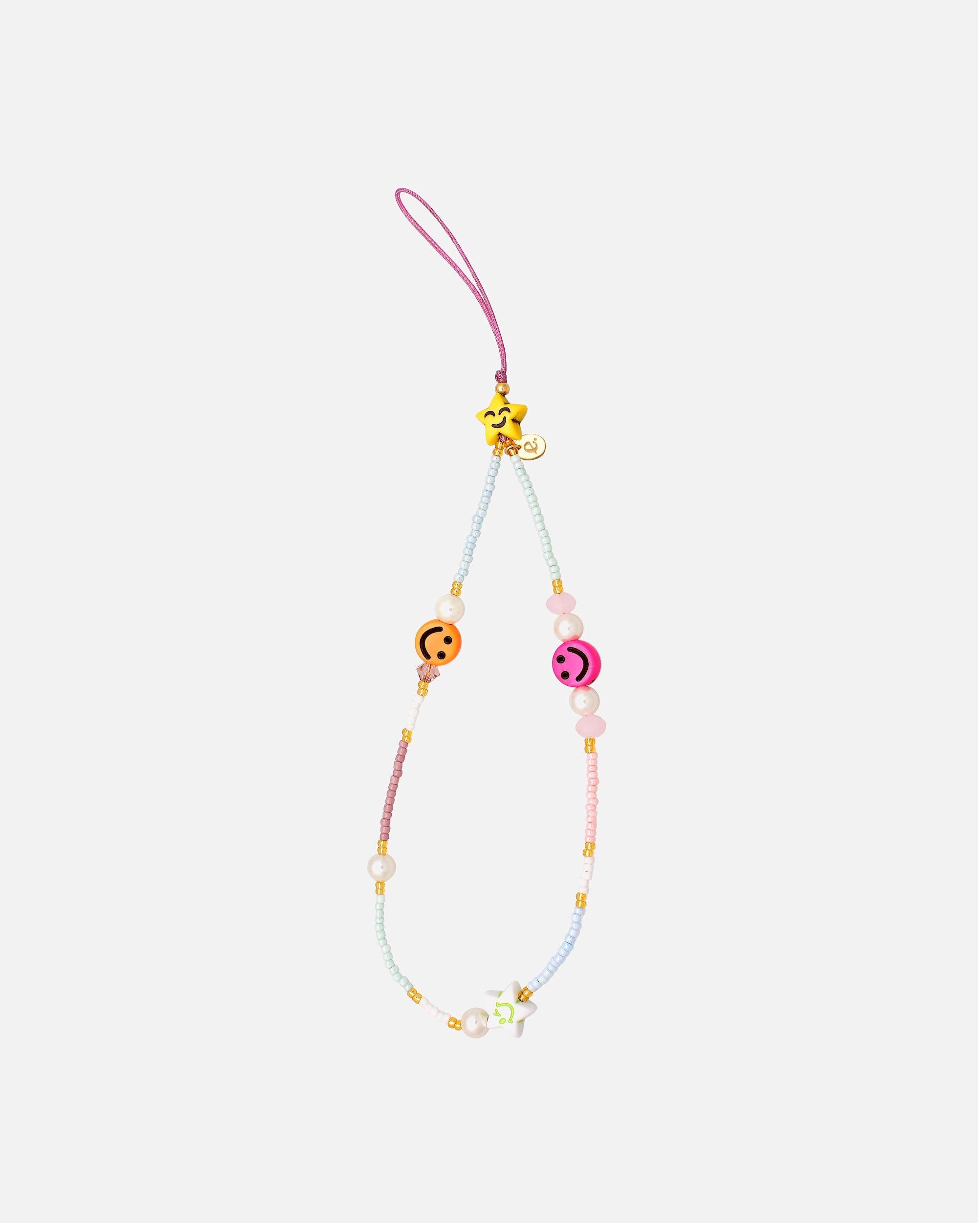 Accessori per telefoni cellulari di Femmina Elli Collana di base rotonda con pietra preziosa in argento sterlino 925 placcato oro 19
