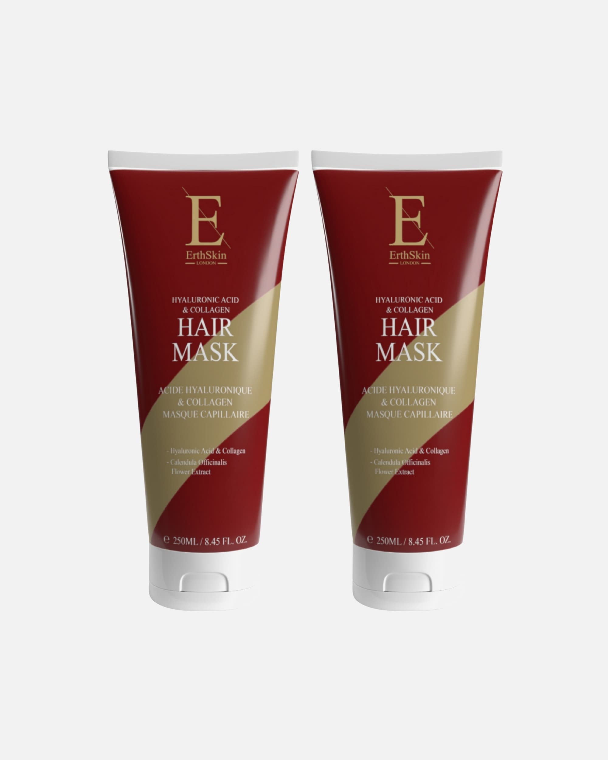 Maschera Capelli di Femmina ErthSkin London Duo di maschere per capelli 1 pezzo