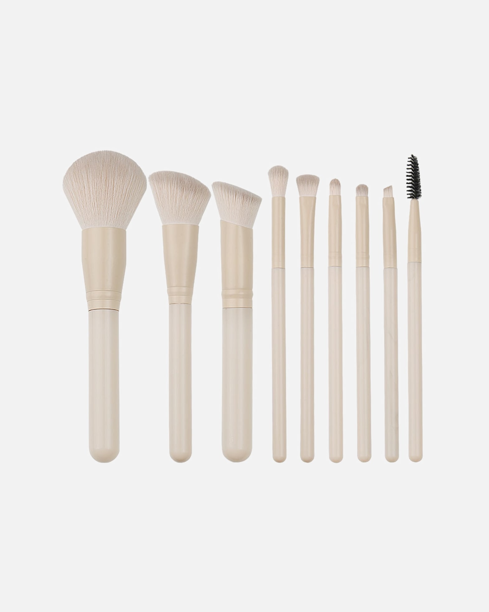 Set Pennelli di Unisex Set di pennelli da trucco alle mandorle Beige