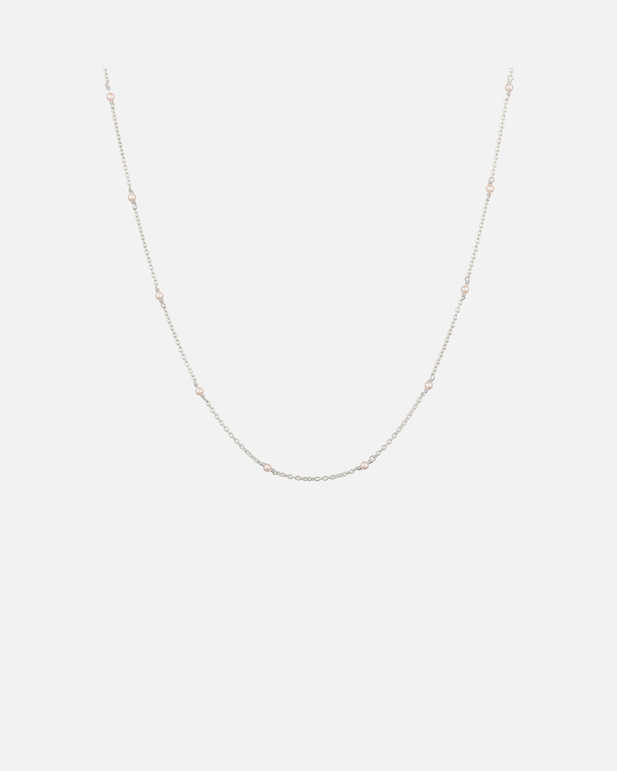 Collana di Femmina Elli Collana corta con perle Bianco 925 Sterling Silver, mit Perlen von Swarovski® silberfarben