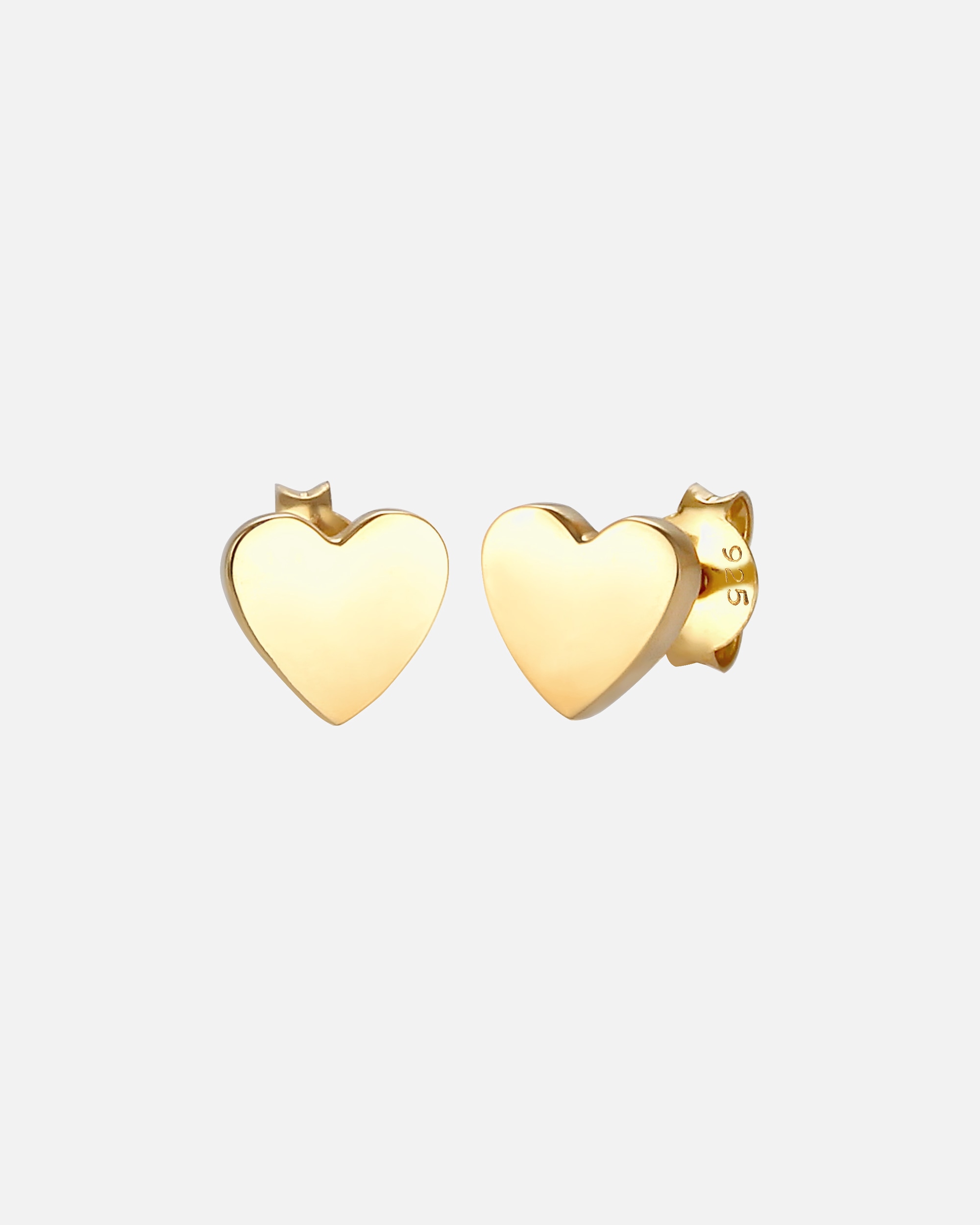 Orecchini di Femmina Elli spina cuore cuore amore di base in argento 925 Sterling Silver goldfarben