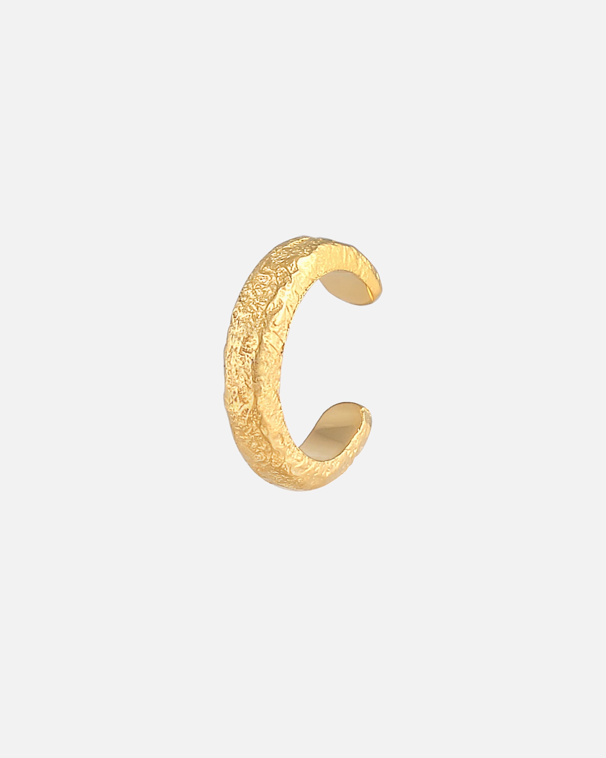 Orecchini di Femmina Elli Single Earcuff Organic Earclip orecchini auricolari in argento sterling 925 goldfarben