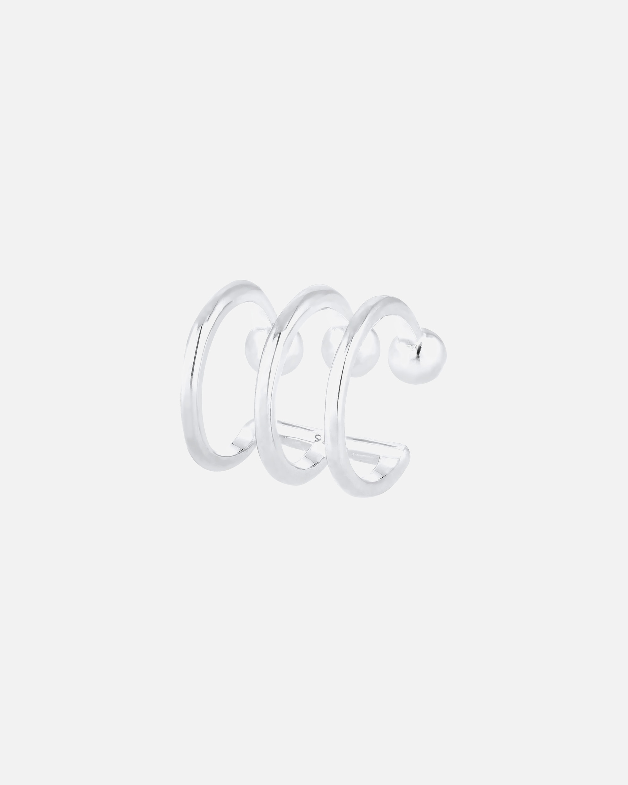 Ear Cuff di Femmina Elli Palle Auricolari con Morse Auricolare Basic in argento sterling 925 silberfarben