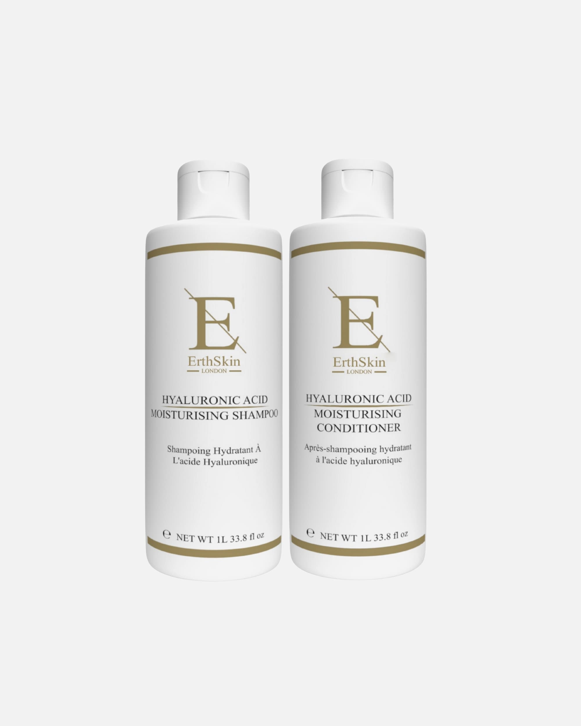 Set cura dei capelli di Femmina ErthSkin London Duo per la cura dei capelli all'acido ialuronico 1 pezzo