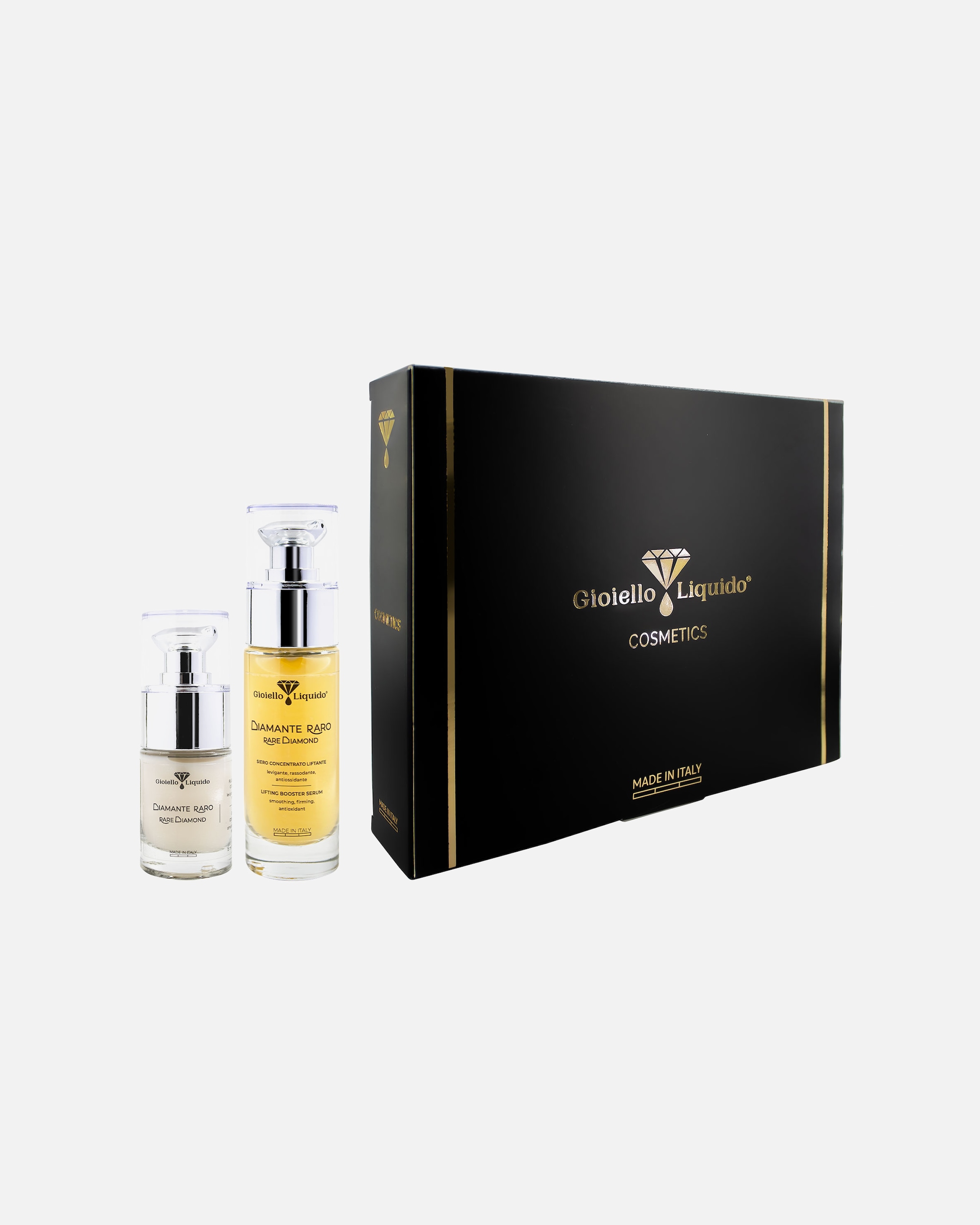 Set cura del viso di Unisex Gioiello Liquido Cofanetto regalo Liftante: siero viso e contorno occhi 1 Pezzo