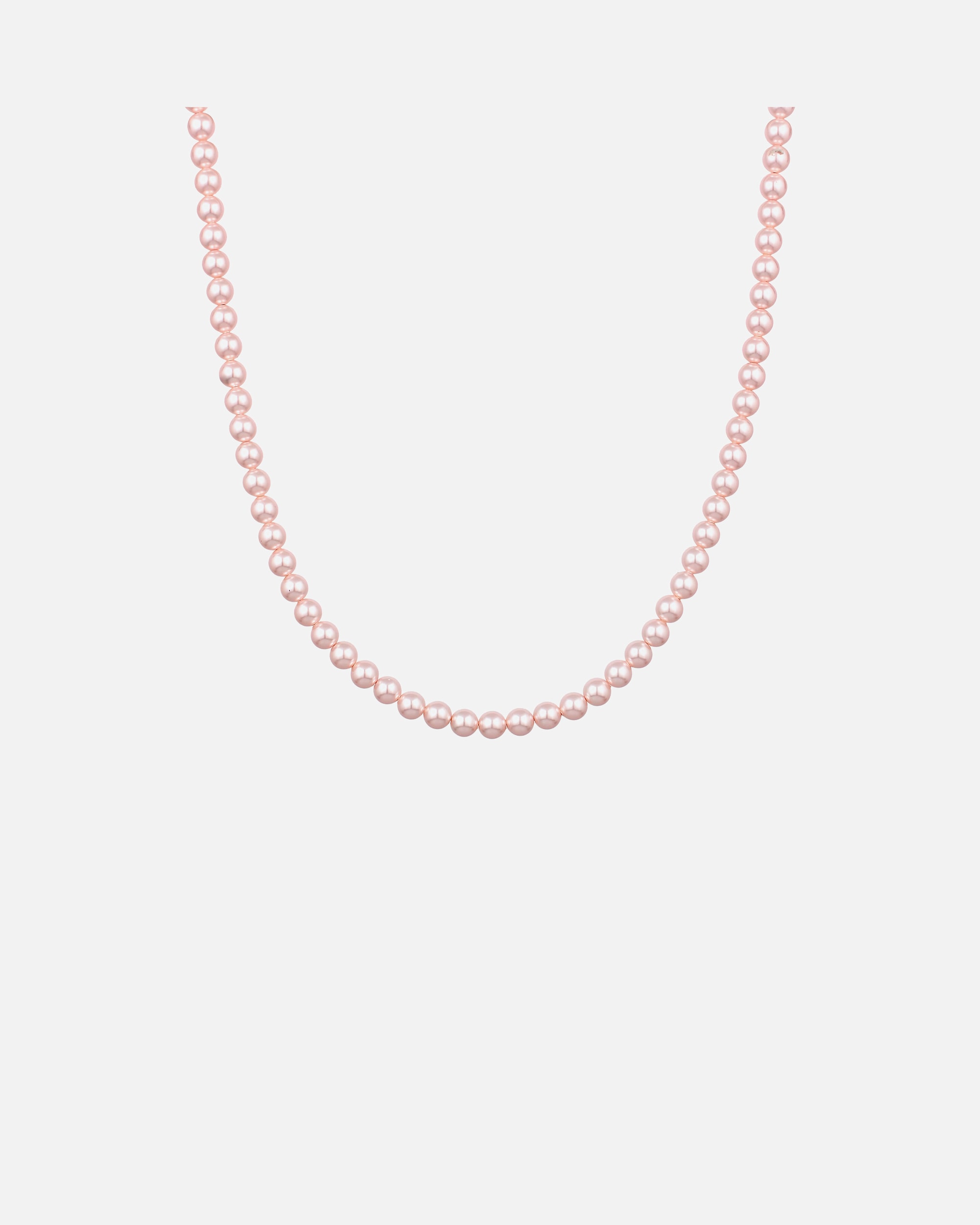 Collana di Femmina Collana corta con perle Swarovski Pearl Rosa 925 Sterling Silver 45