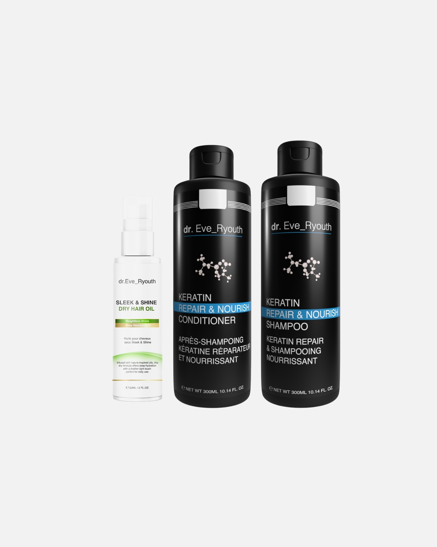 Set cura dei capelli di Femmina Dr. Eve_Ryouth Set shampoo e balsamo 1 pezzo