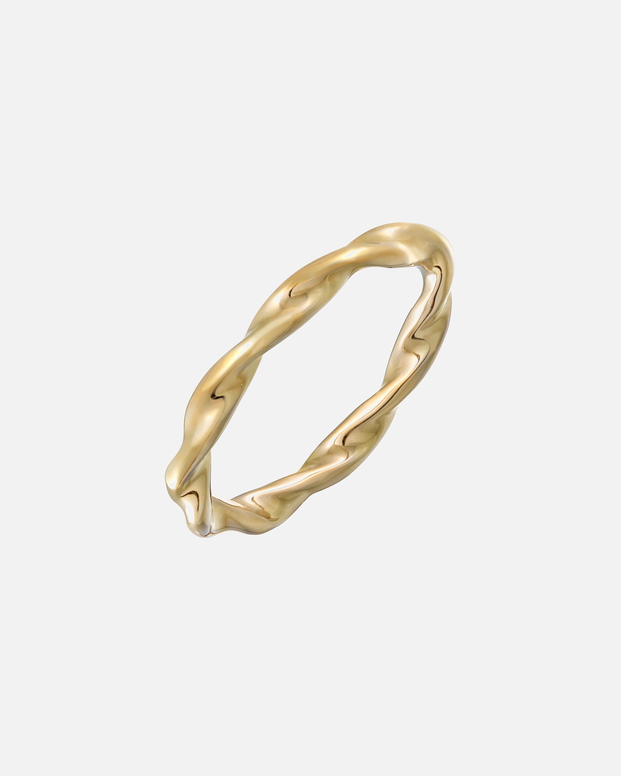 Anello di Femmina Elli Anello a Fascia a 3 File Color Oro per Donna 58