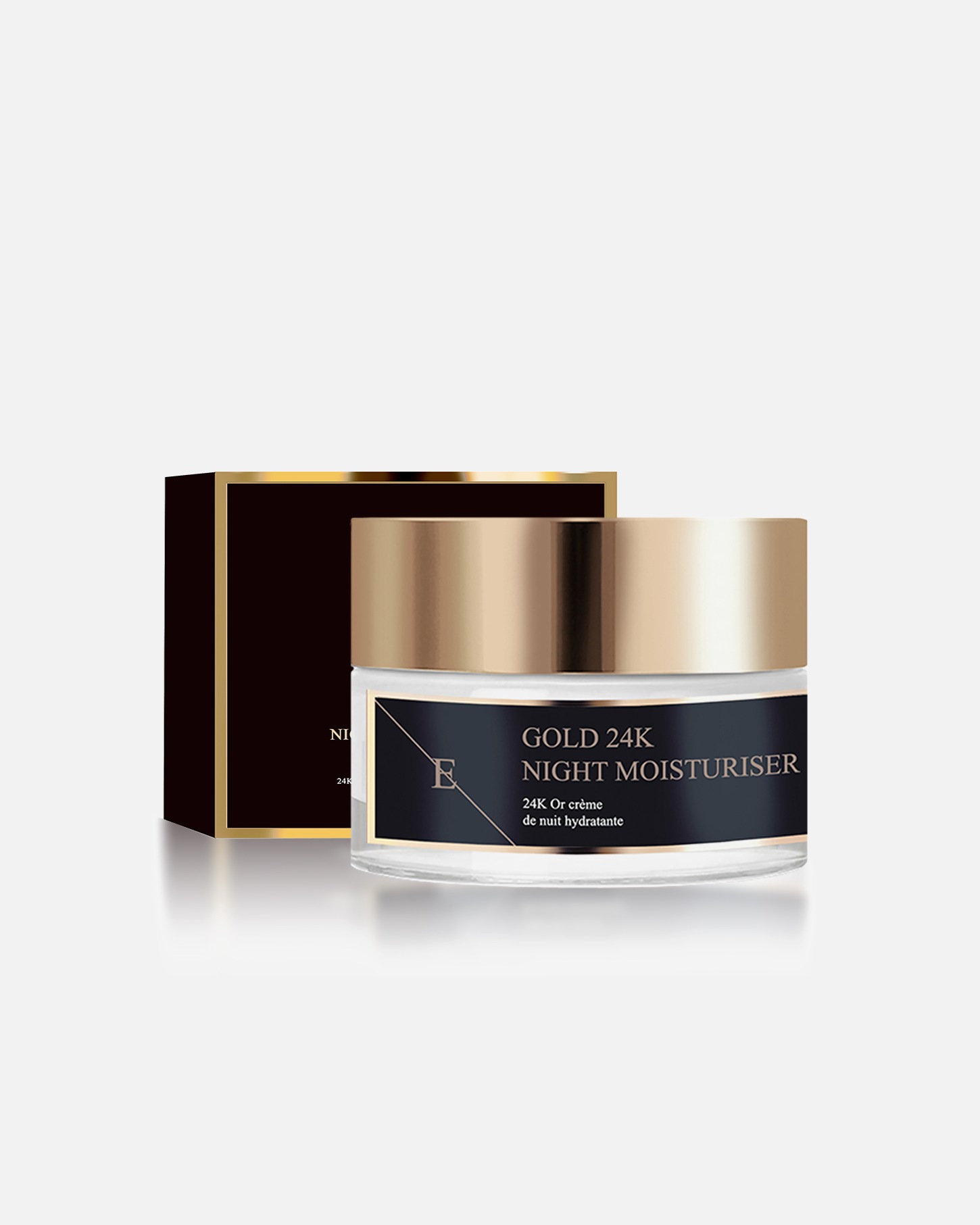 Crema notte di Femmina ErthSkin London Crema idratante antirughe notturna all'oro 24 carati 50ml
