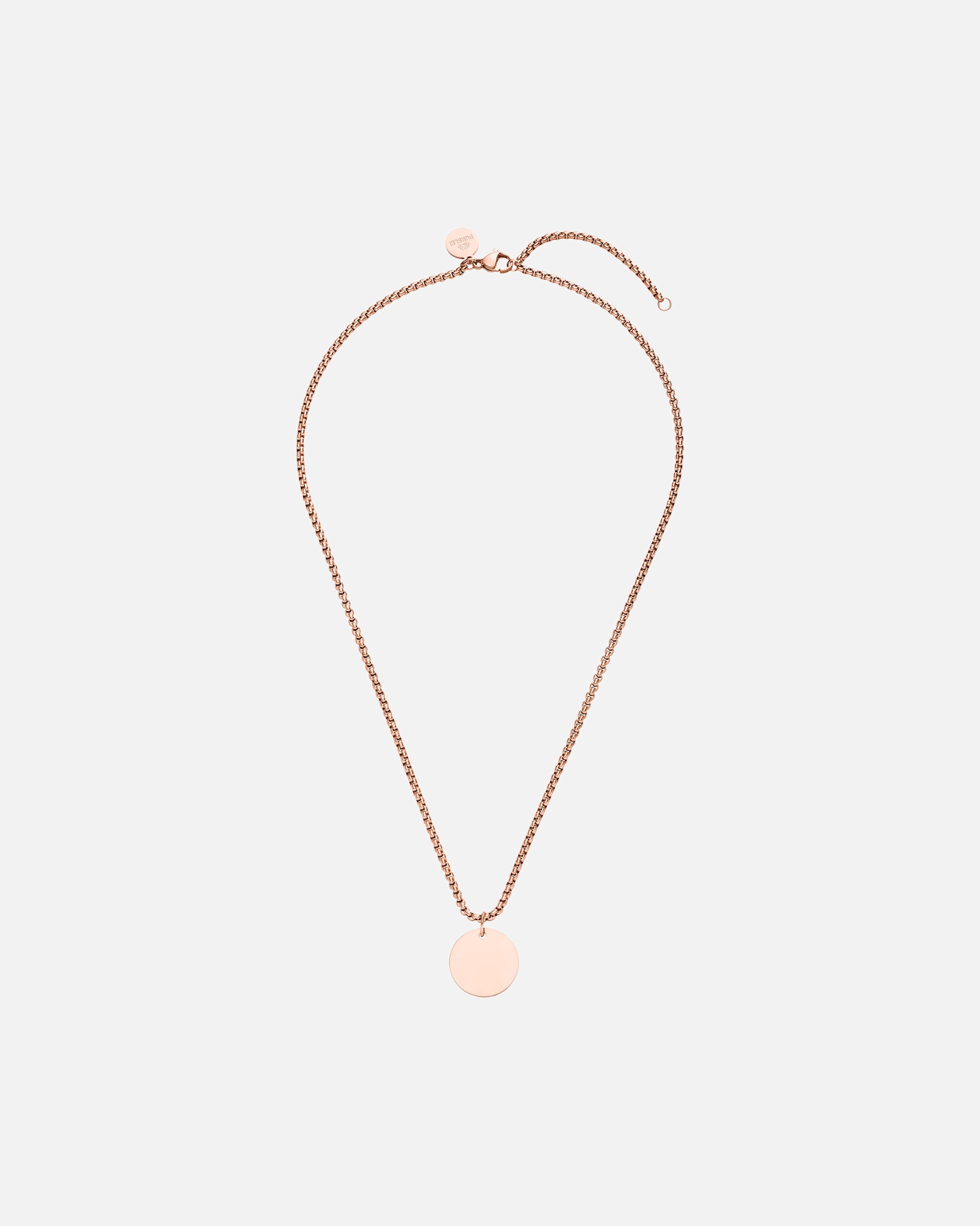 Collana di Femmina Purelei Kumu O Coin Collana 100% acciaio inossidabile Oro rosa